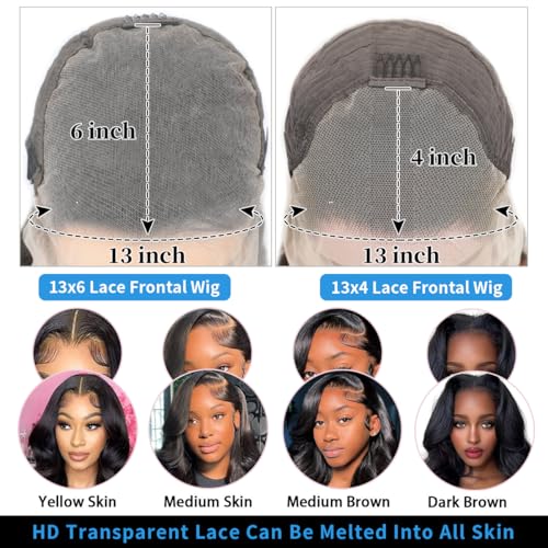 30 Inch Chocolate Brown Lace Front Wig Human Hair 200 Density 13x6 Hd Body Wave Lace Front Wigs Human Hair Pre Plucked Colored Frontal Wigs Human Hair Brown Wig Human Hair Wigs for Women