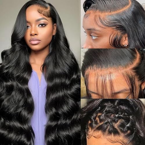 30 Inch Chocolate Brown Lace Front Wig Human Hair 200 Density 13x6 Hd Body Wave Lace Front Wigs Human Hair Pre Plucked Colored Frontal Wigs Human Hair Brown Wig Human Hair Wigs for Women