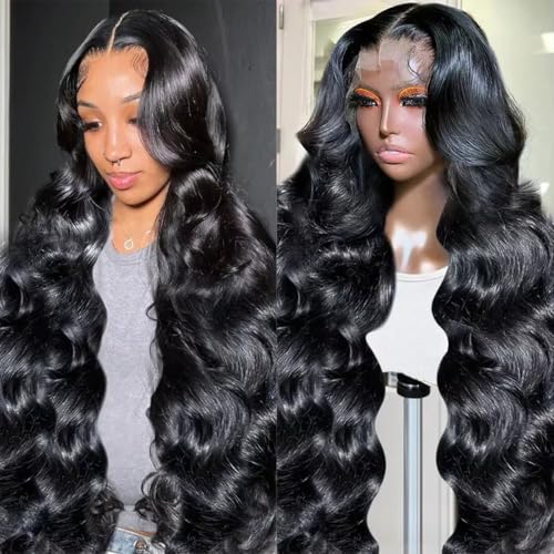 30 Inch Chocolate Brown Lace Front Wig Human Hair 200 Density 13x6 Hd Body Wave Lace Front Wigs Human Hair Pre Plucked Colored Frontal Wigs Human Hair Brown Wig Human Hair Wigs for Women