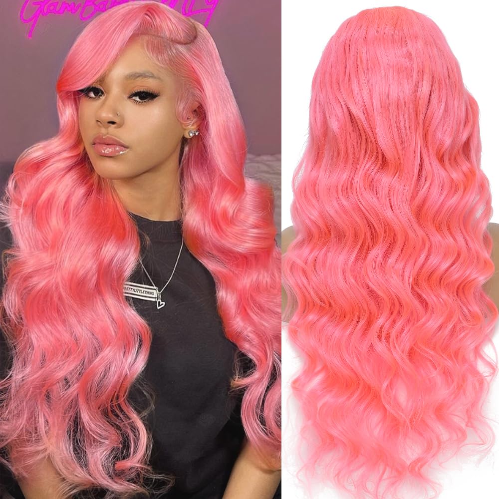 613 13x6 Lace Front Wig Human Hair 28 Inch Blonde Wig Human Hair 200% Density Body Wave HD Blonde Lace Front Wigs Human Hair Pre Plucked 613 Lace Front Wig Human Hair