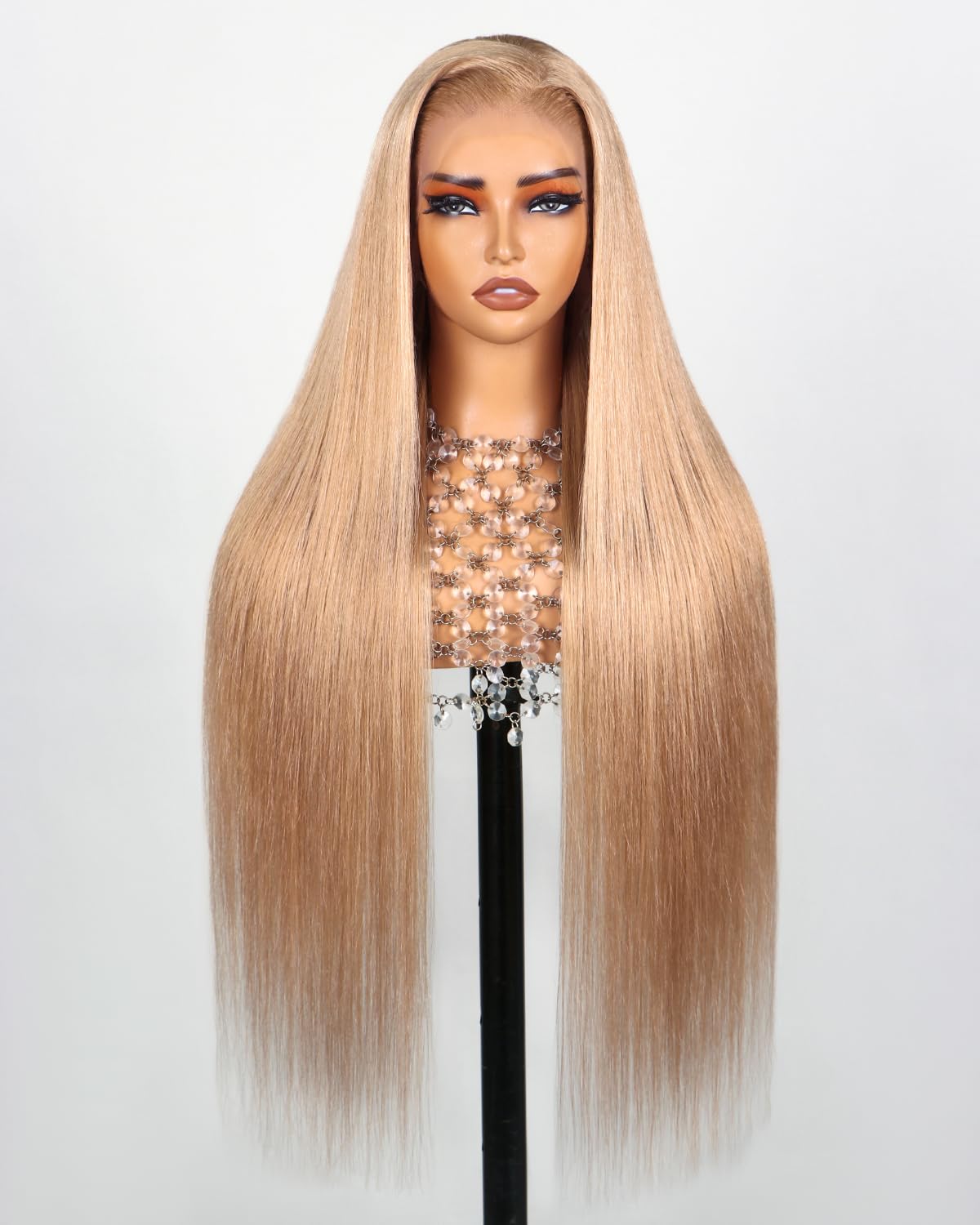 Arabella 613 Lace Front Wig Human Hair 300g-315g 13x4 Blonde Lace Front Wigs Human Hair 210% Density Body Wave 613 Frontal Wig Pre Plucked With Baby Hair (30inch, 613 13X4 body wave wig)