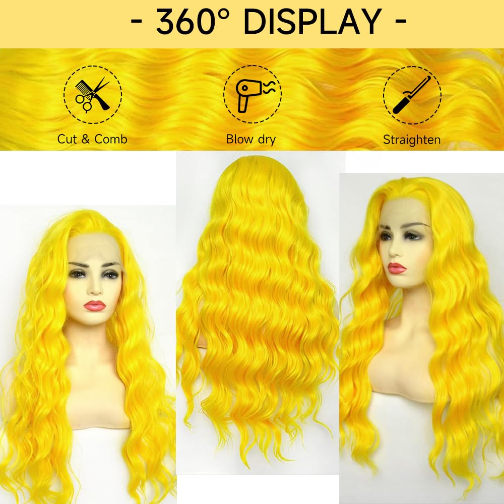 613 13x6 Lace Front Wig Human Hair 28 Inch Blonde Wig Human Hair 200% Density Body Wave HD Blonde Lace Front Wigs Human Hair Pre Plucked 613 Lace Front Wig Human Hair