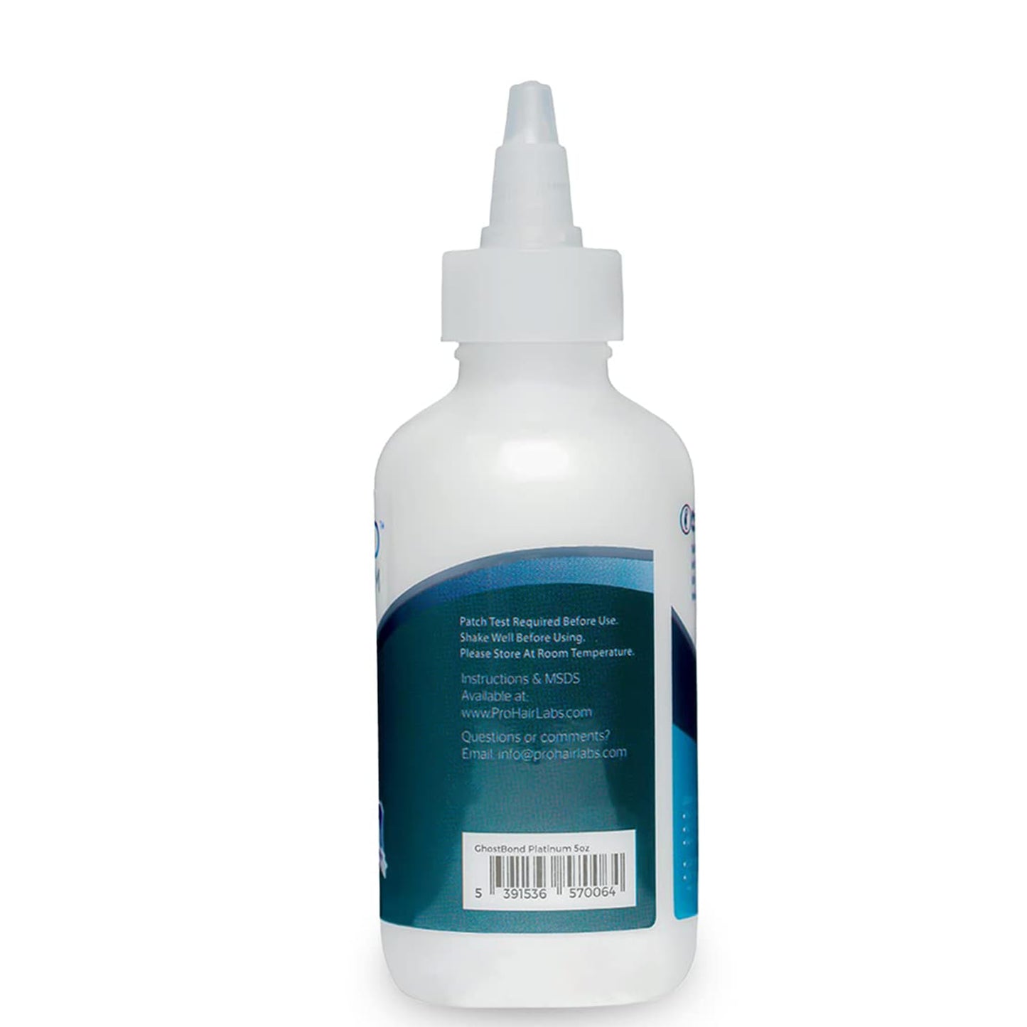 GHOSTBOND Platinum Water Resistant Wig Glue for Extreme Heat - 1.3oz - Hair Replacement Adhesive for Poly and Lace Wigs. Invisible Bonding Hair Glue - Strong Hold Lace Front Glue