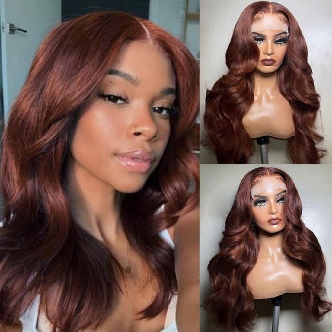 UNICE V Part Wigs Human Hair Body Wave Upgrade Glueless Human Hair V-Part Clip in Wigs No Leave Out, No Glue, No Sew-in, Beginner Friendly 18 inch