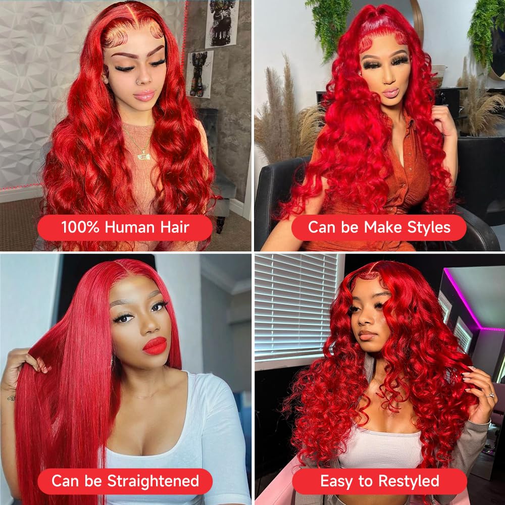 613 Lace Front Wig Human Hair 13x6 Transparent Lace Blonde Lace Front Wigs Human Hair 613 Body Wave Lace Front Wig Human Hair Pre Plucked with Baby Hair 180% Density 613 HD Lace Frontal Wig 22 Inch