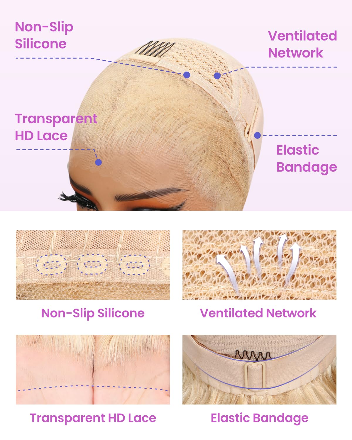 Arabella 613 Lace Front Wig Human Hair 300g-315g 13x4 Blonde Lace Front Wigs Human Hair 210% Density Body Wave 613 Frontal Wig Pre Plucked With Baby Hair (30inch, 613 13X4 body wave wig)