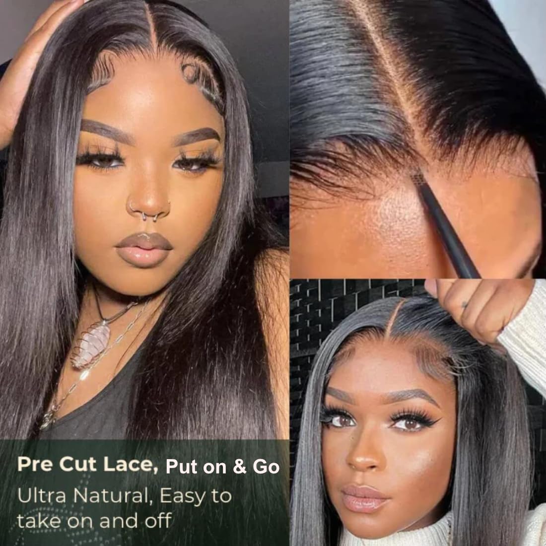UNICE V Part Wigs Human Hair Body Wave Upgrade Glueless Human Hair V-Part Clip in Wigs No Leave Out, No Glue, No Sew-in, Beginner Friendly 18 inch