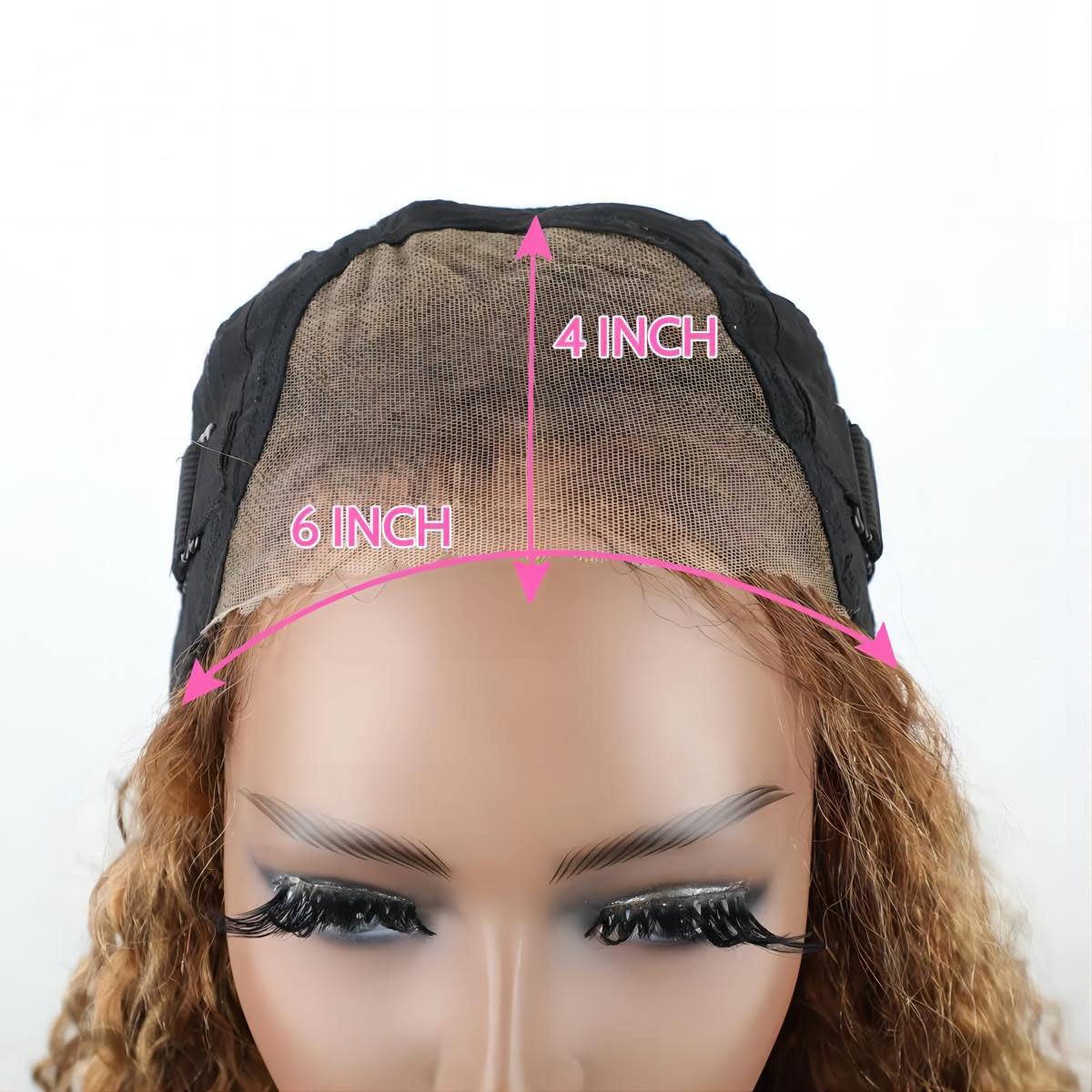 ISEE Wear and Go Glueless Wig Afro Kinky Curly Lace Front Wigs Human Hair 6x4 HD Lace Afro Curly Wigs for Women Lace Pre Cut Glueless Wigs Human Hair Pre Plucked 20 Inch