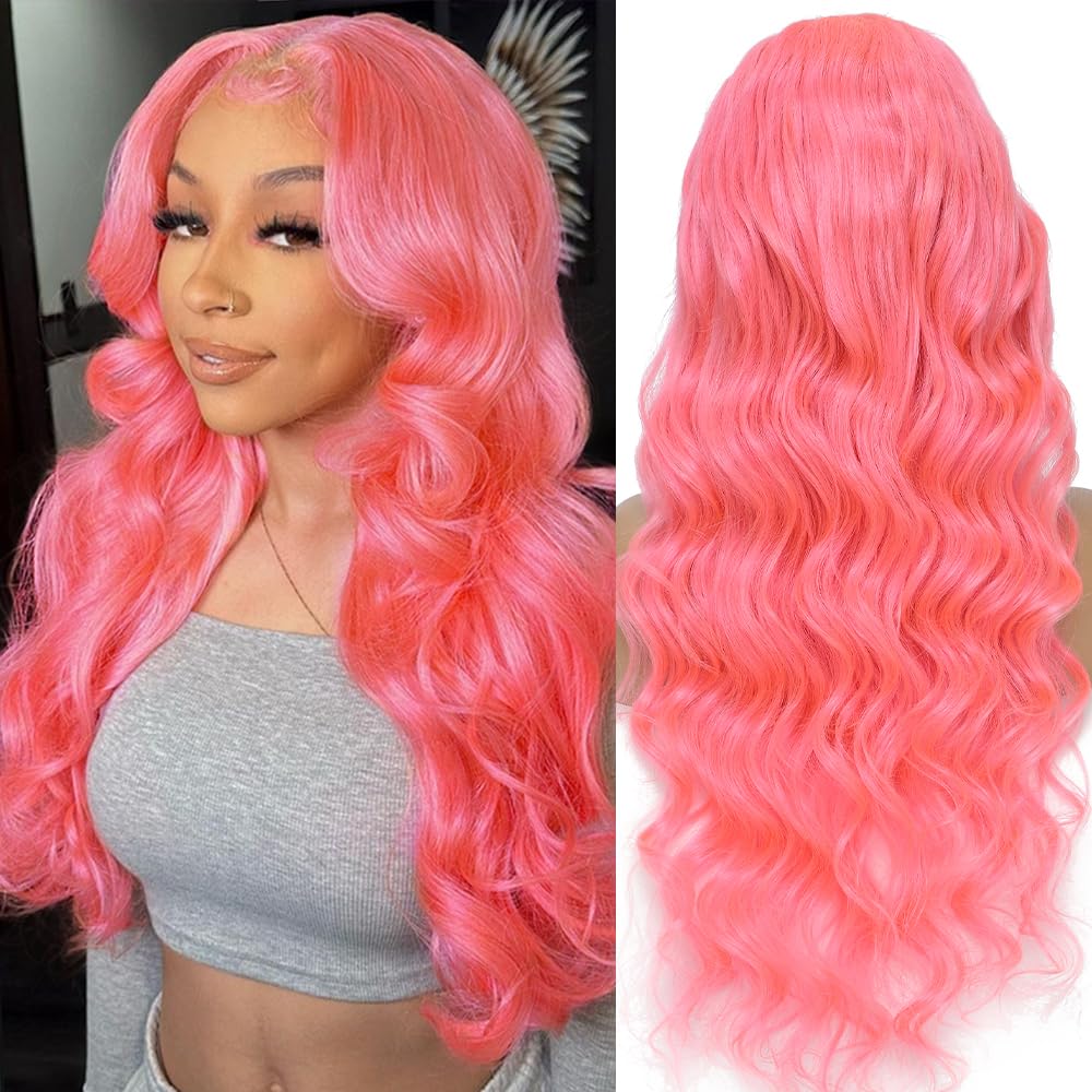 613 13x6 Lace Front Wig Human Hair 28 Inch Blonde Wig Human Hair 200% Density Body Wave HD Blonde Lace Front Wigs Human Hair Pre Plucked 613 Lace Front Wig Human Hair