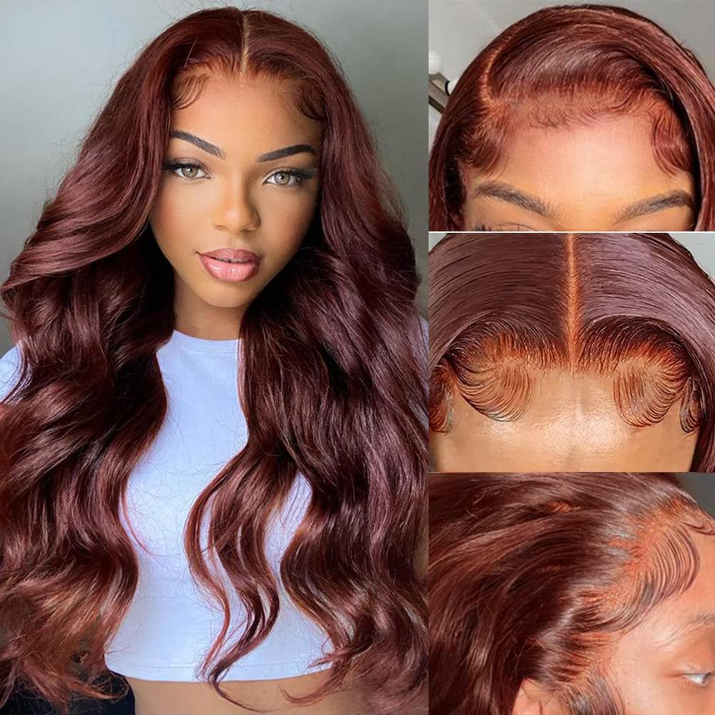613 Lace Front Wig Human Hair 13x6 Transparent Lace Blonde Lace Front Wigs Human Hair 613 Body Wave Lace Front Wig Human Hair Pre Plucked with Baby Hair 180% Density 613 HD Lace Frontal Wig 22 Inch