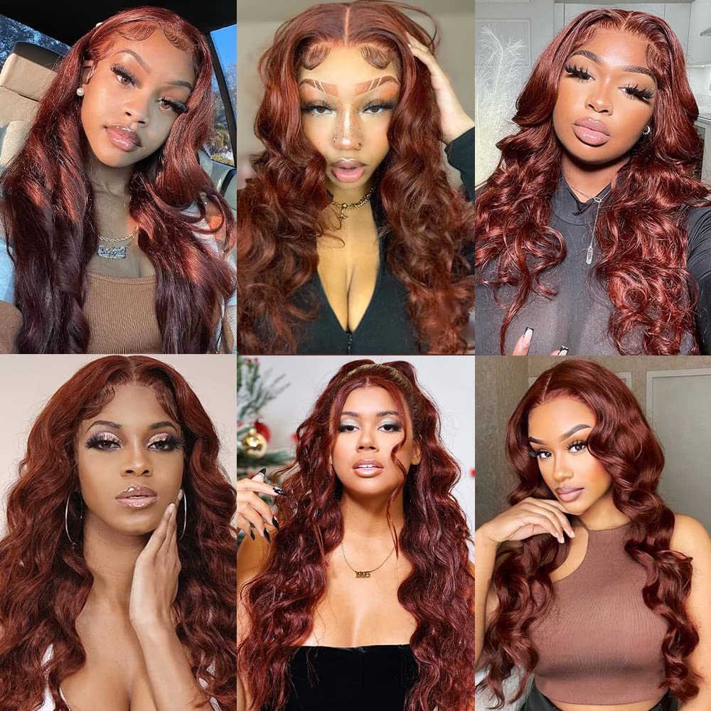 Ombre Highlight Lace Front Wig Human Hair 13x4 Glueless Transparent HD Lace Frontal Wigs Pre Plucked With Baby Hair Straight Brazilian Blonde 4/27 Human Hair Wigs 180% Density for Black Women 22 Inch