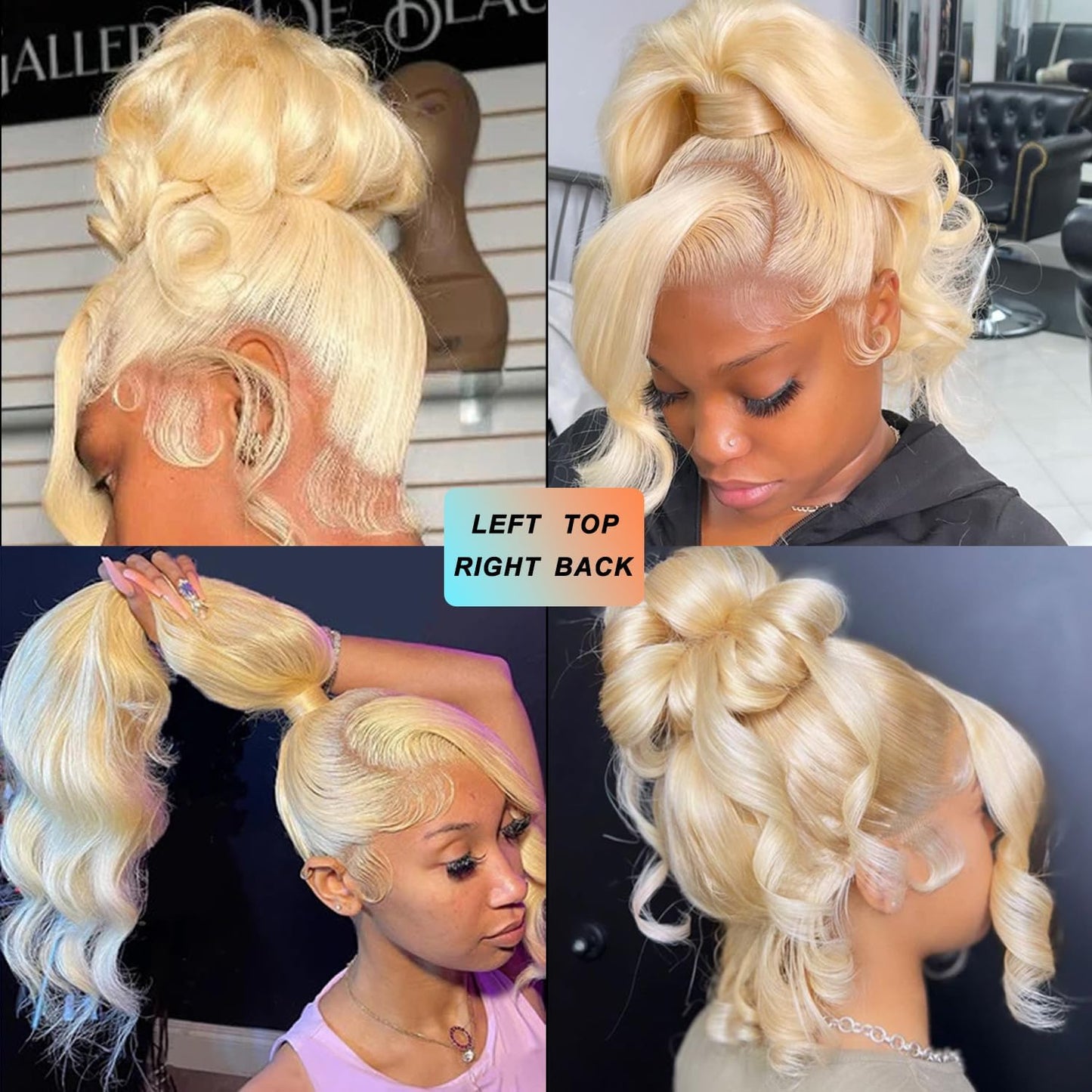 360 613 Lace Front Wig Human Hair Blonde Straight 200 Density HD Lace Front Glueless Pre Plucked Full Lace Wigs Human Hair 613 Frontal 26Inch