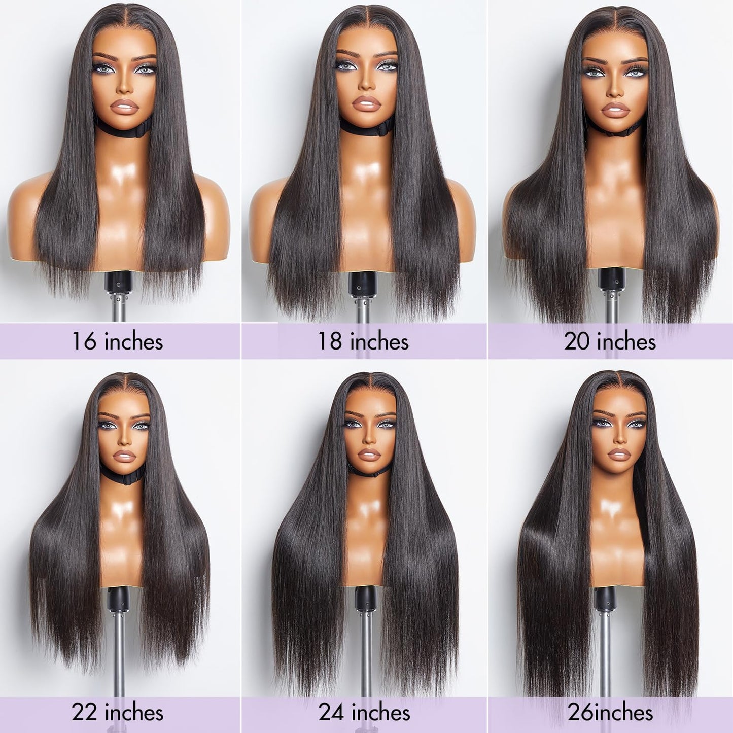 LUVME HAIR 5X5 Loose Body Wave Glueless Human Hair Wig Pre Cut Lace Front Wig Pre Plucked Ready to Go Black Wig For Women (16 Inch & Precut Lace)