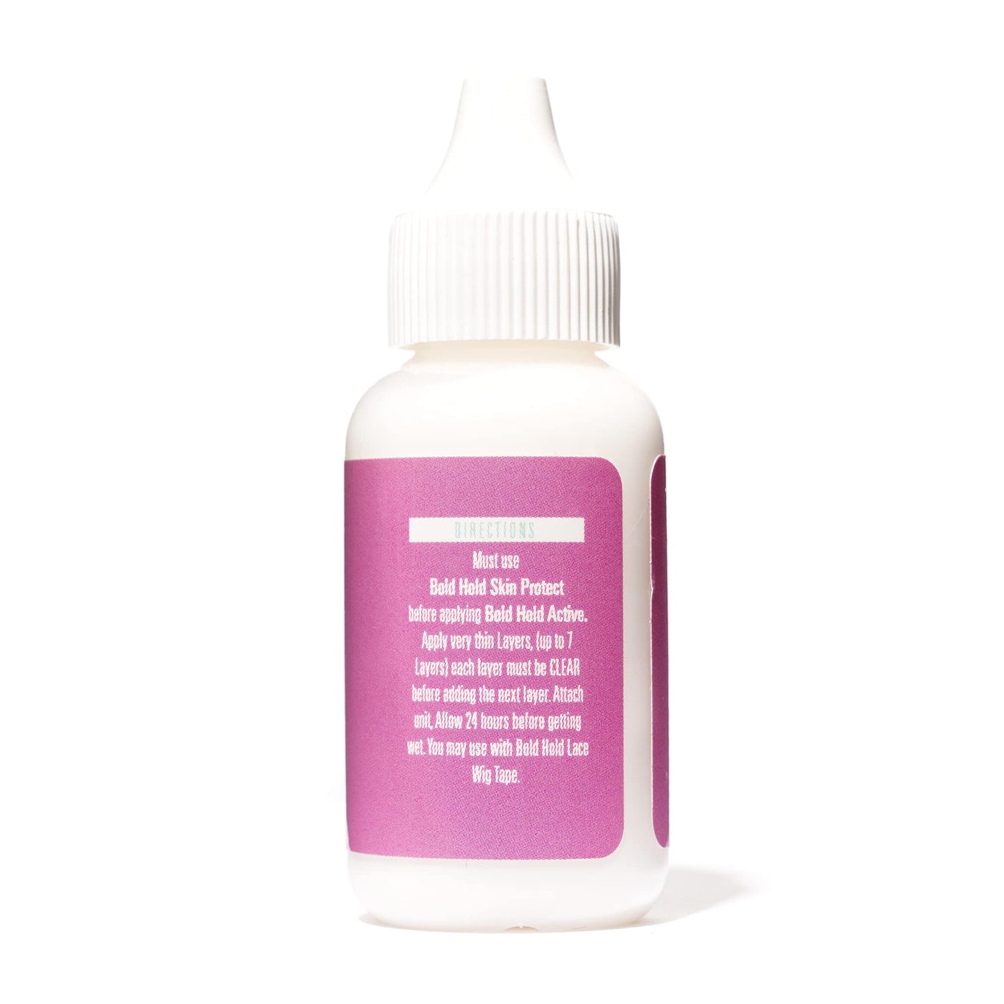 The Hair Diagram - Bold Hold Active Reloaded - Strong Hold Glue for Wigs and Hair Systems - Invisible Bonding - Formulated for Oily Skin - Non Toxic - Humidity Resistant & Water- Resistant -1.3oz