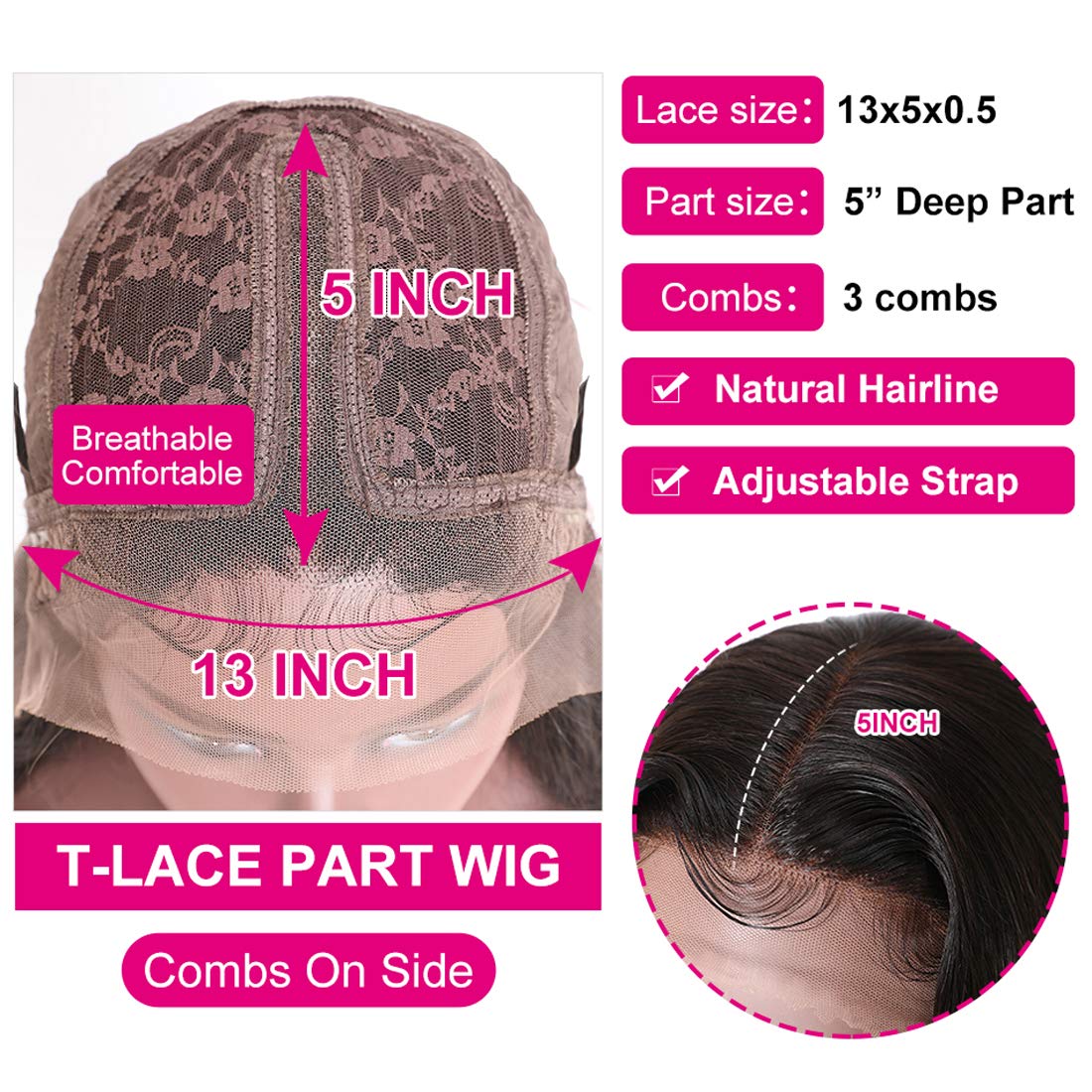 UNICE V Part Wigs Human Hair Body Wave Upgrade Glueless Human Hair V-Part Clip in Wigs No Leave Out, No Glue, No Sew-in, Beginner Friendly 18 inch