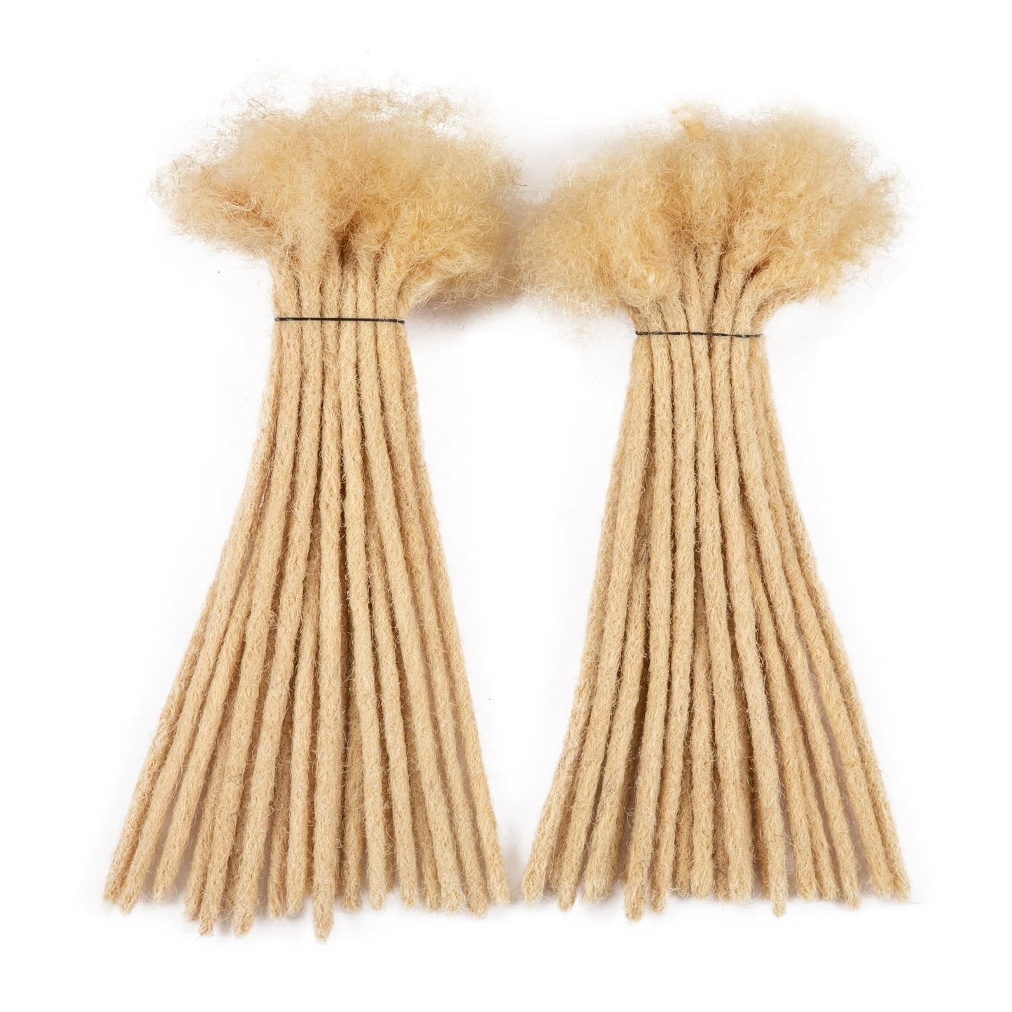 Teresa 0.8cm & 0.6cm & 0.4cm & 0.2cm Width 6-18 Inch 10, 20, 40, 70, 100 strands 100% Human Hair Dreadlock Extensions Men/Women,Full Handmade Permanent Human Loc Extensions Bundles(0.8cm,6 Inch)