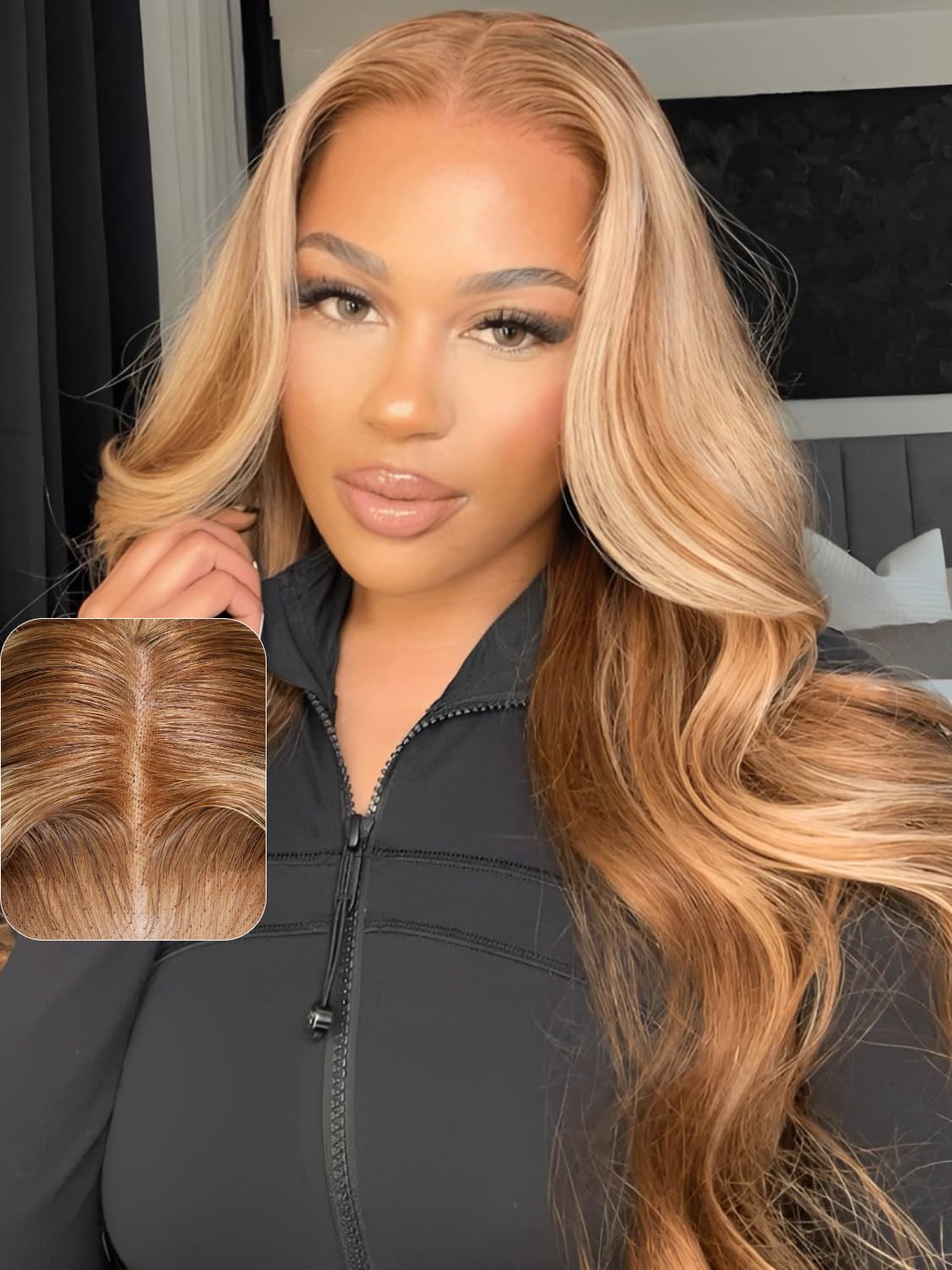 UNICE V Part Wigs Human Hair Body Wave Upgrade Glueless Human Hair V-Part Clip in Wigs No Leave Out, No Glue, No Sew-in, Beginner Friendly 18 inch