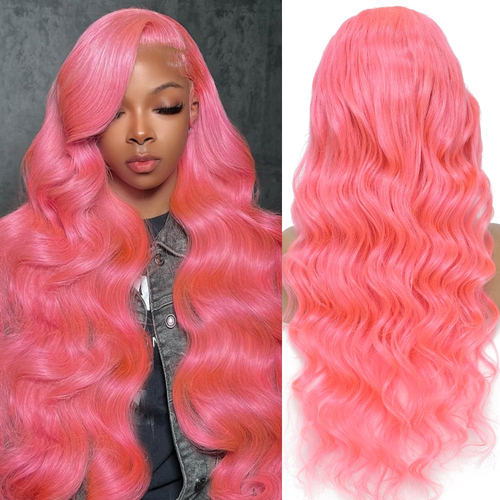 613 13x6 Lace Front Wig Human Hair 28 Inch Blonde Wig Human Hair 200% Density Body Wave HD Blonde Lace Front Wigs Human Hair Pre Plucked 613 Lace Front Wig Human Hair