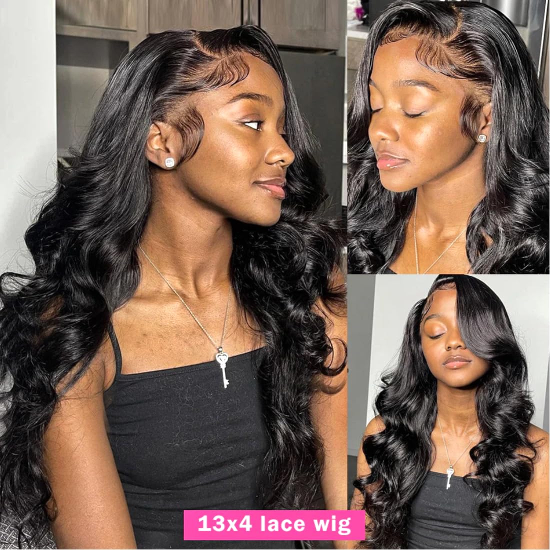 UNICE V Part Wigs Human Hair Body Wave Upgrade Glueless Human Hair V-Part Clip in Wigs No Leave Out, No Glue, No Sew-in, Beginner Friendly 18 inch