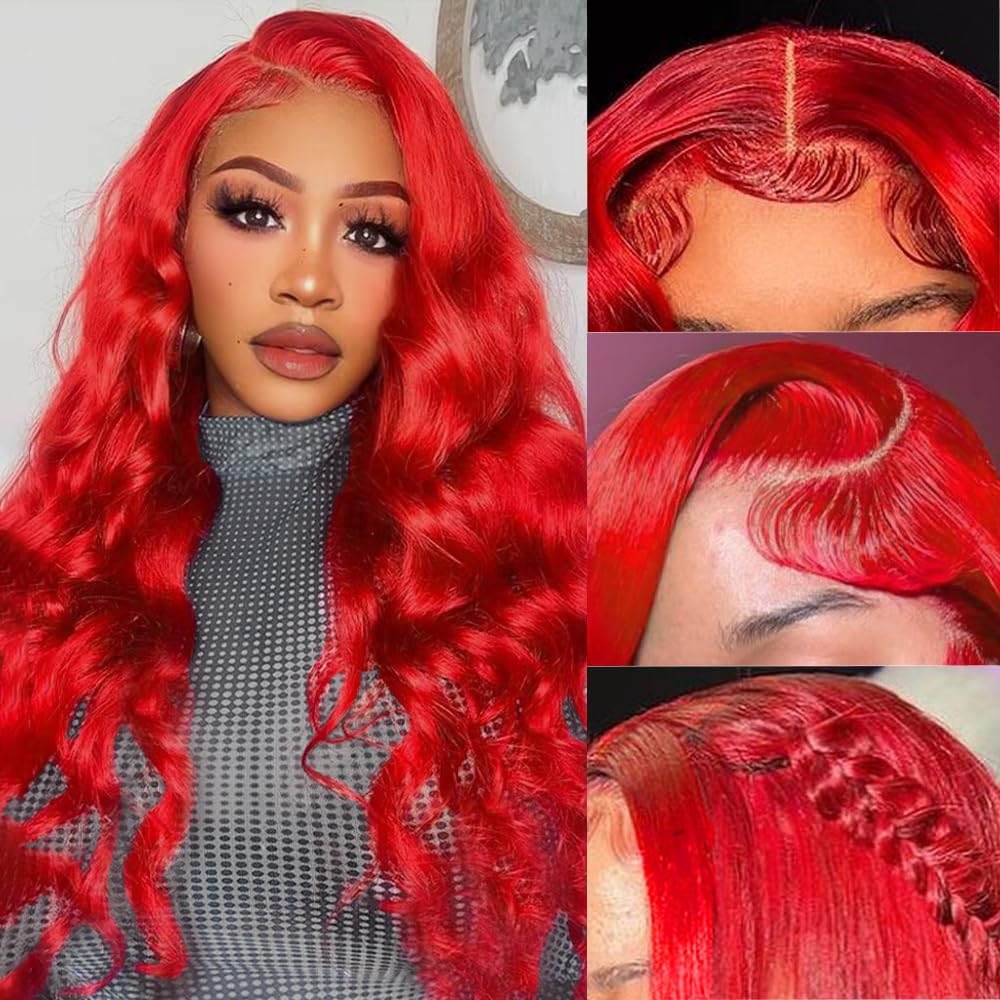 613 Lace Front Wig Human Hair 13x6 Transparent Lace Blonde Lace Front Wigs Human Hair 613 Body Wave Lace Front Wig Human Hair Pre Plucked with Baby Hair 180% Density 613 HD Lace Frontal Wig 22 Inch