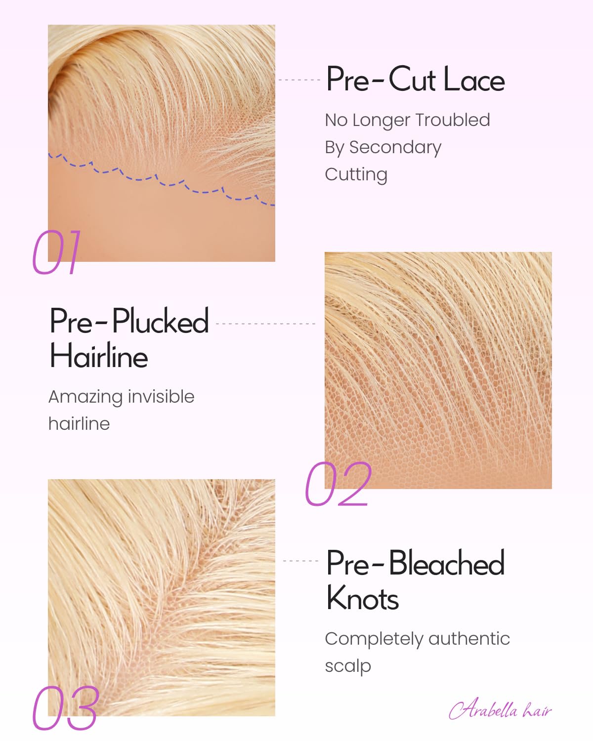 Arabella 613 Lace Front Wig Human Hair 300g-315g 13x4 Blonde Lace Front Wigs Human Hair 210% Density Body Wave 613 Frontal Wig Pre Plucked With Baby Hair (30inch, 613 13X4 body wave wig)