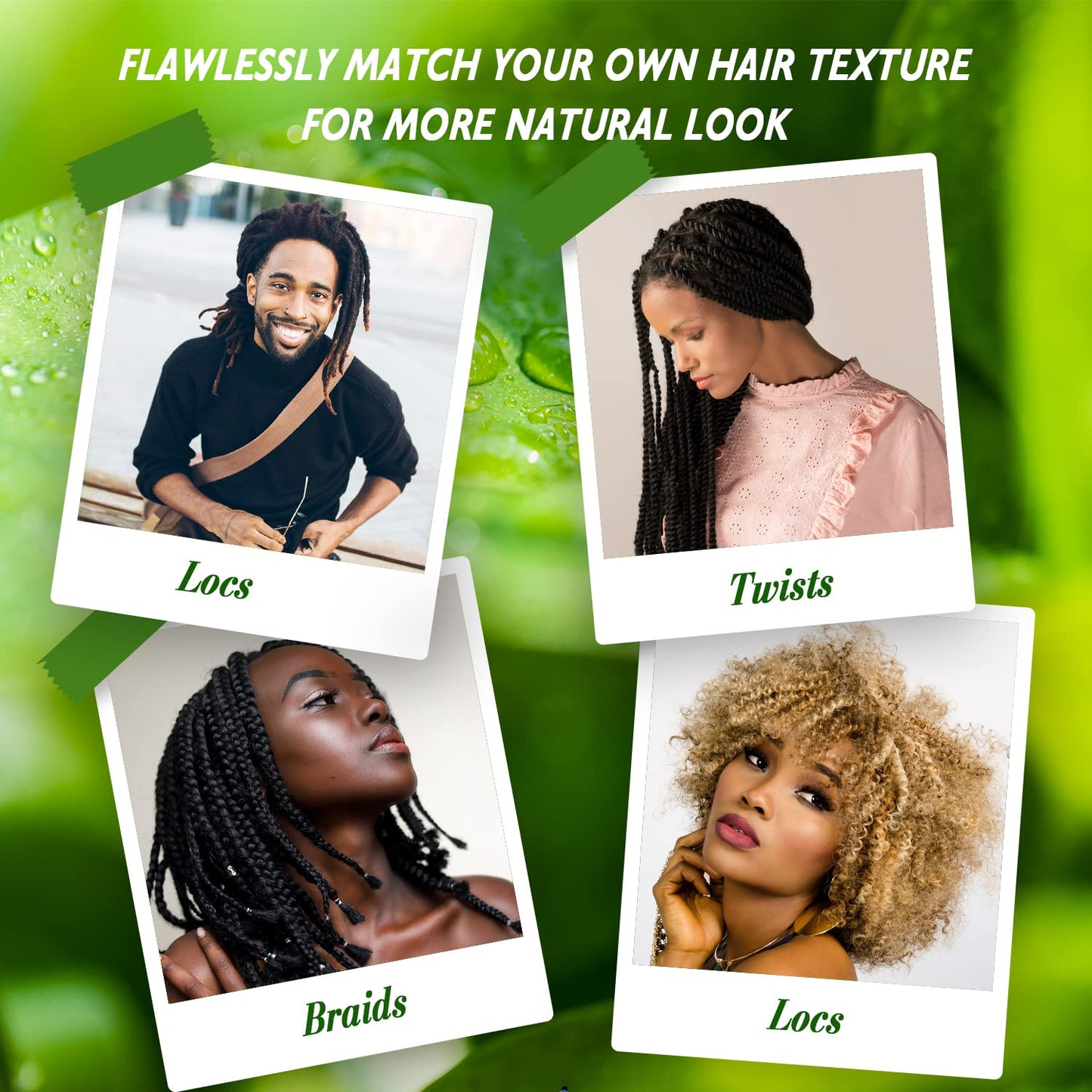 Teresa 0.8cm & 0.6cm & 0.4cm & 0.2cm Width 6-18 Inch 10, 20, 40, 70, 100 strands 100% Human Hair Dreadlock Extensions Men/Women,Full Handmade Permanent Human Loc Extensions Bundles(0.8cm,6 Inch)