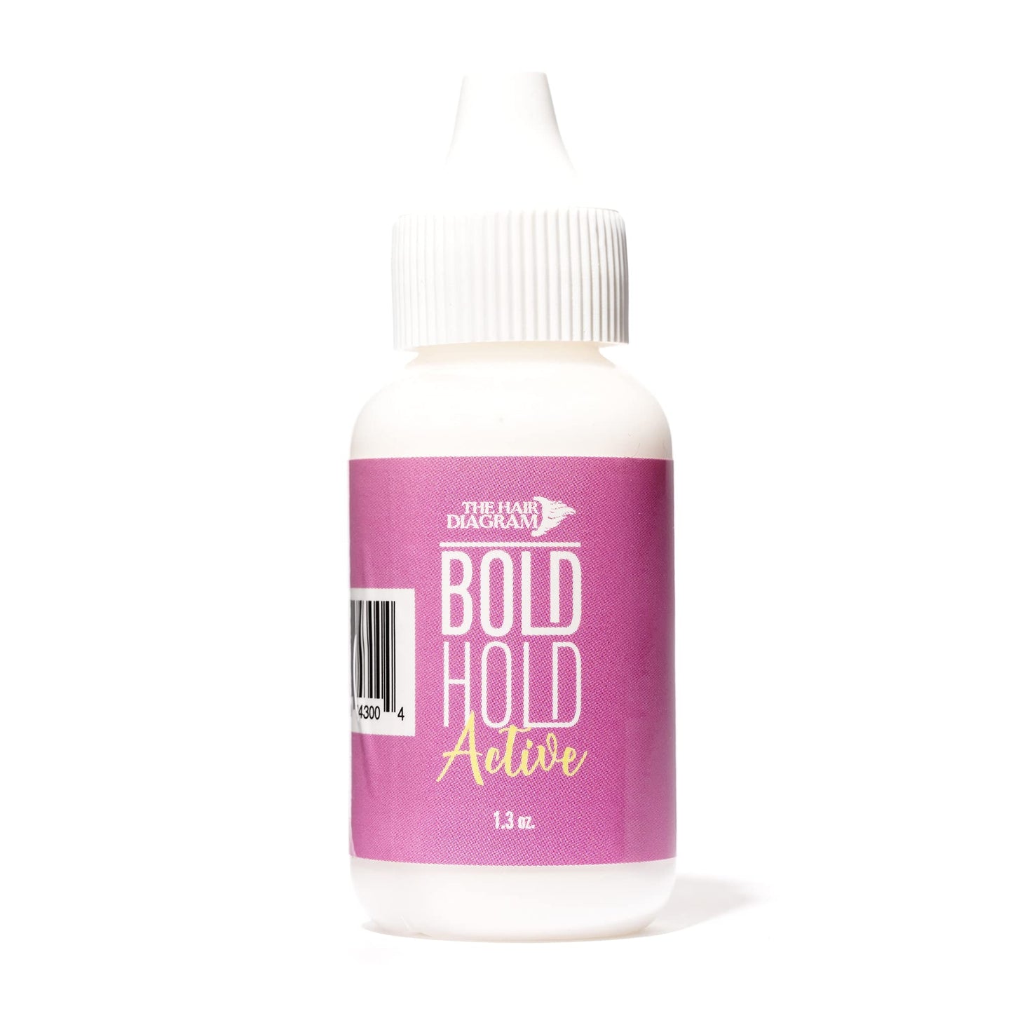 The Hair Diagram - Bold Hold Active Reloaded - Strong Hold Glue for Wigs and Hair Systems - Invisible Bonding - Formulated for Oily Skin - Non Toxic - Humidity Resistant & Water- Resistant -1.3oz