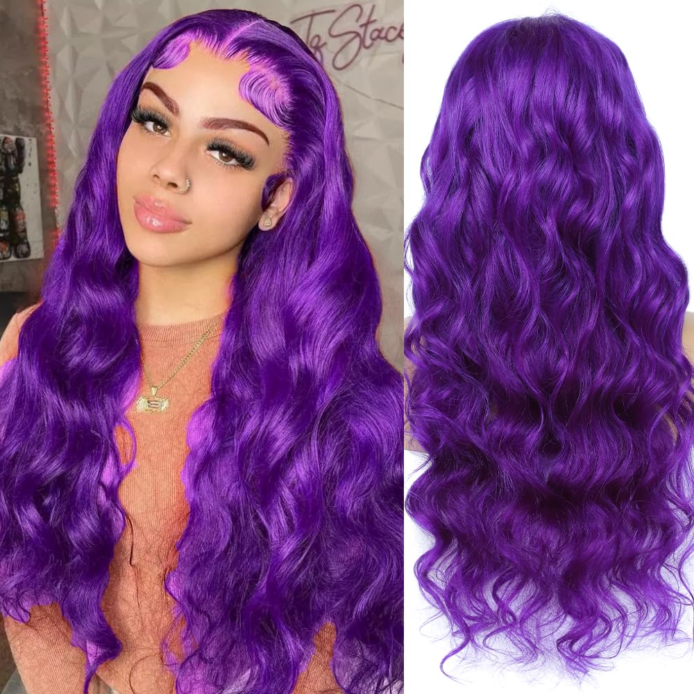 613 13x6 Lace Front Wig Human Hair 28 Inch Blonde Wig Human Hair 200% Density Body Wave HD Blonde Lace Front Wigs Human Hair Pre Plucked 613 Lace Front Wig Human Hair