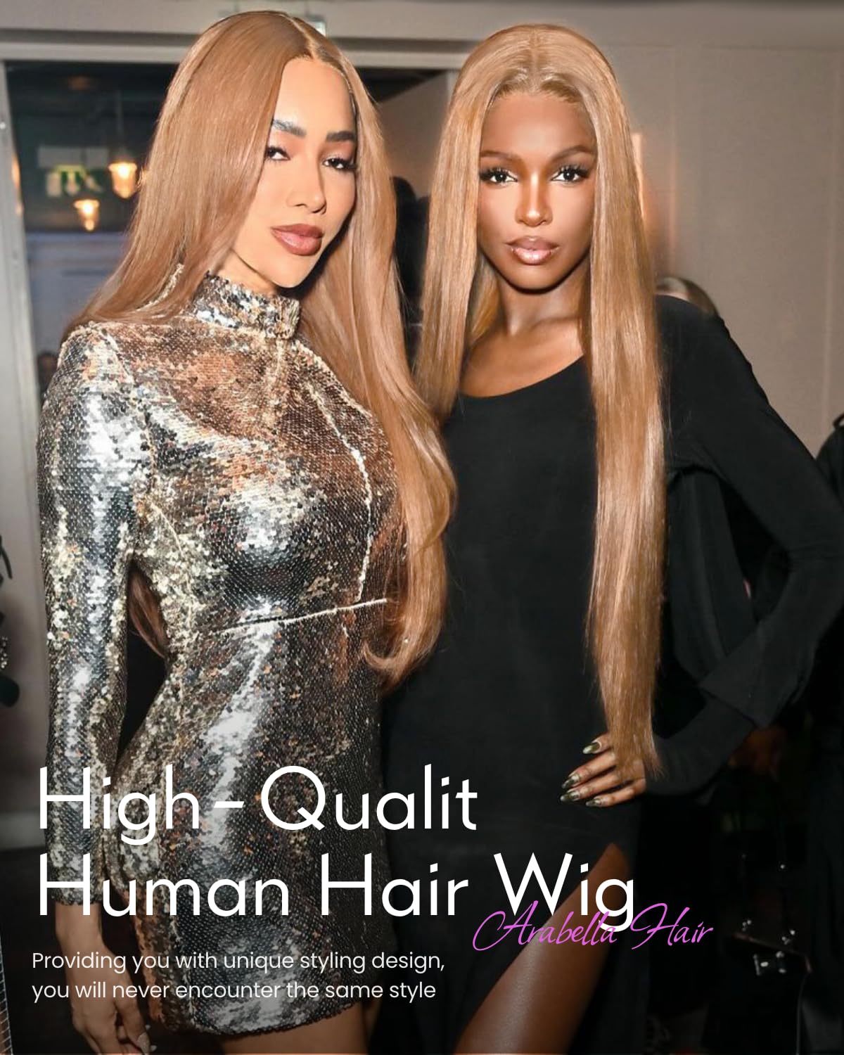 Arabella 613 Lace Front Wig Human Hair 300g-315g 13x4 Blonde Lace Front Wigs Human Hair 210% Density Body Wave 613 Frontal Wig Pre Plucked With Baby Hair (30inch, 613 13X4 body wave wig)