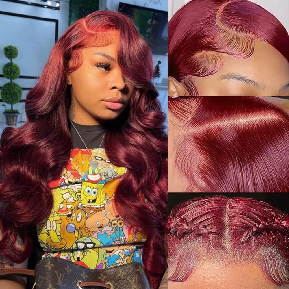 30 Inch Ombre Highlight Honey Blonde Lace Front Wig Human Hair Chocolate Brown Skunk Stripe Wig Human Hair Lace Front Body Wave 13x4 Transparent HD Lace Frontal Wigs for Women