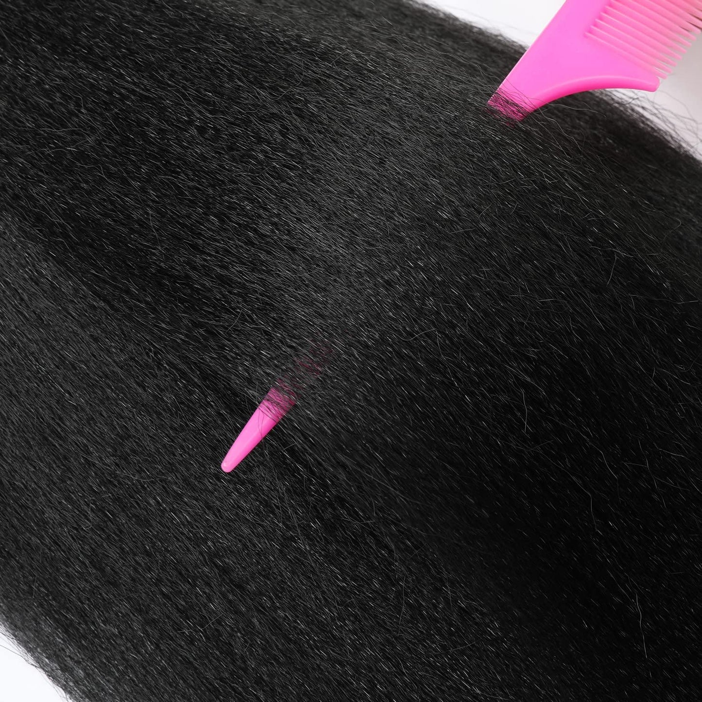 Braiding Hair Pre Stretched 24 Inch 8 Packs Ombre Braiding Hair Professional Soft Braiding Hair Yaki Texture, No Itch, Hot Water Setting Hair Extensions for Braids (24in,1B/30)
