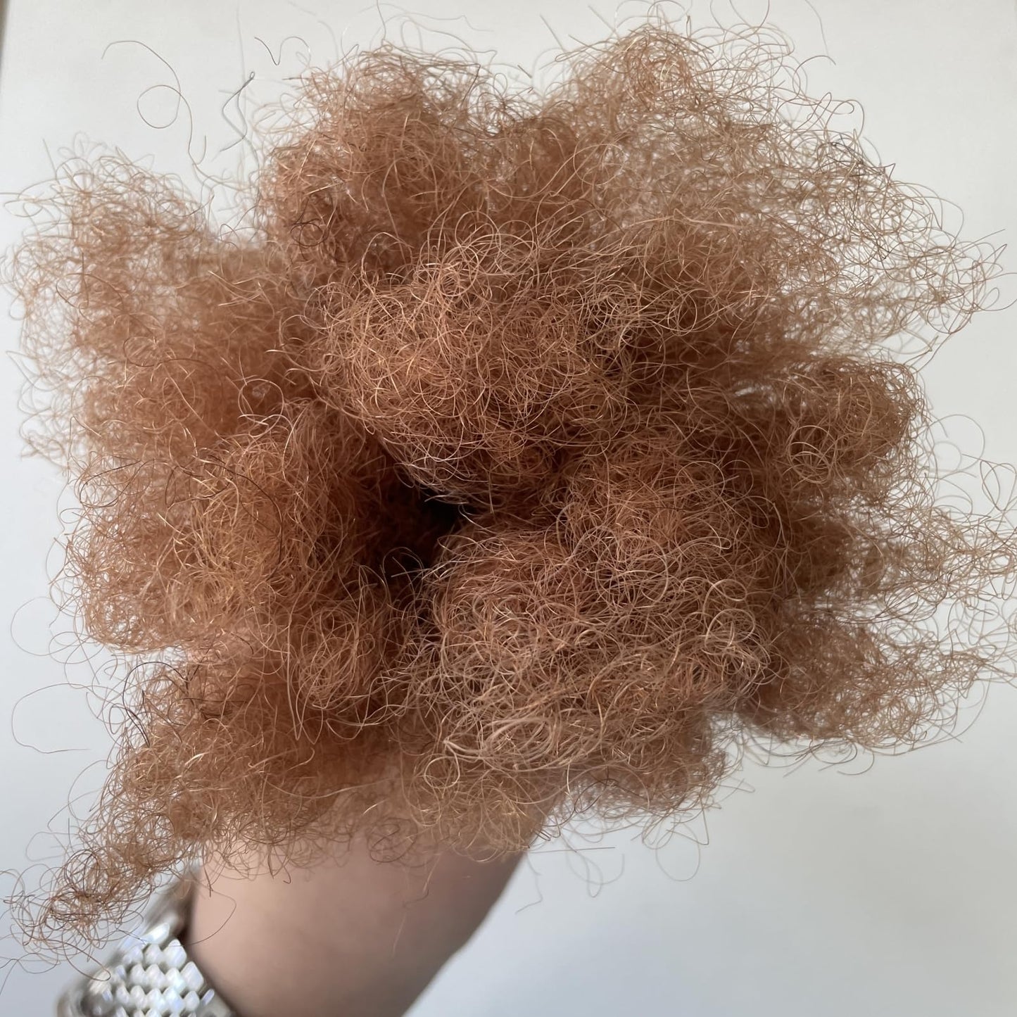 Dreadlock Extension Human Hair 8inch 0.8cm Width 100% Permanent Huamn Hair Loc Extension Can Be Dyed Bleached Curled Handmade Loc Extension for Men Women (30 Strands Natual Black)