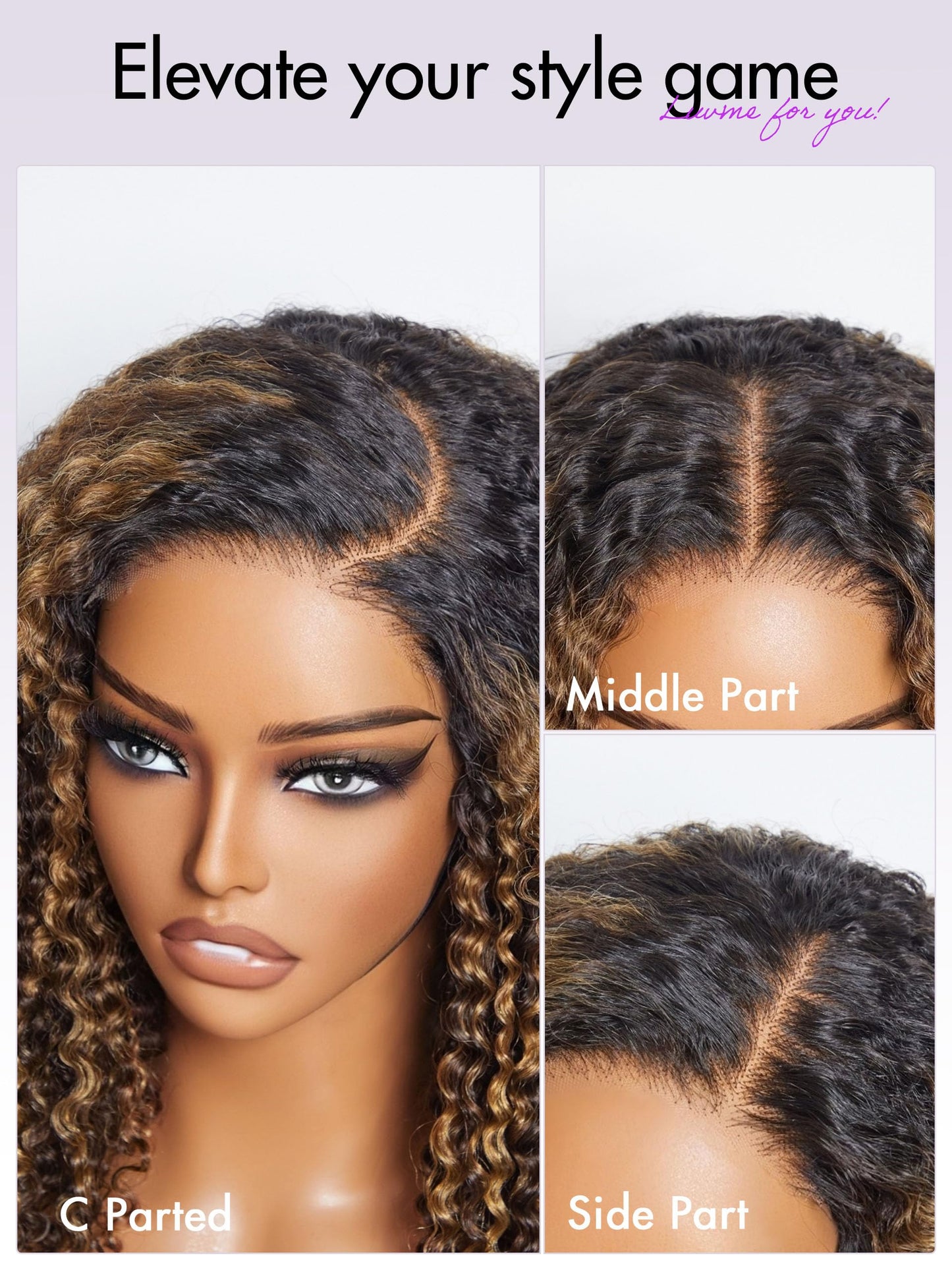 LUVME HAIR 5X5 Loose Body Wave Glueless Human Hair Wig Pre Cut Lace Front Wig Pre Plucked Ready to Go Black Wig For Women (16 Inch & Precut Lace)