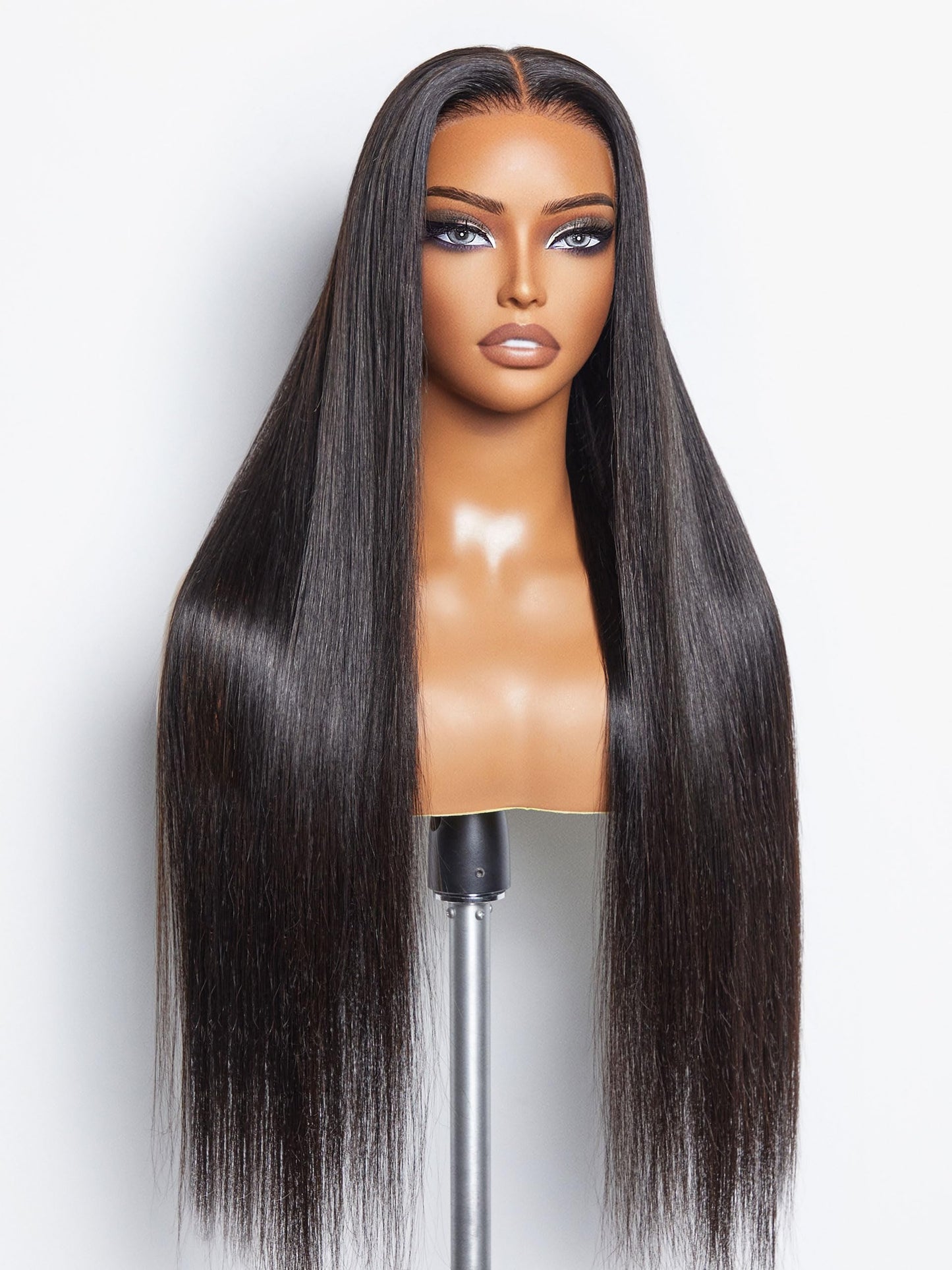 LUVME HAIR 5X5 Loose Body Wave Glueless Human Hair Wig Pre Cut Lace Front Wig Pre Plucked Ready to Go Black Wig For Women (16 Inch & Precut Lace)