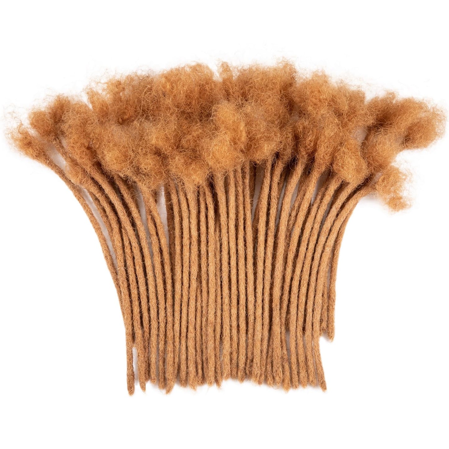 Teresa 0.8cm & 0.6cm & 0.4cm & 0.2cm Width 6-18 Inch 10, 20, 40, 70, 100 strands 100% Human Hair Dreadlock Extensions Men/Women,Full Handmade Permanent Human Loc Extensions Bundles(0.8cm,6 Inch)