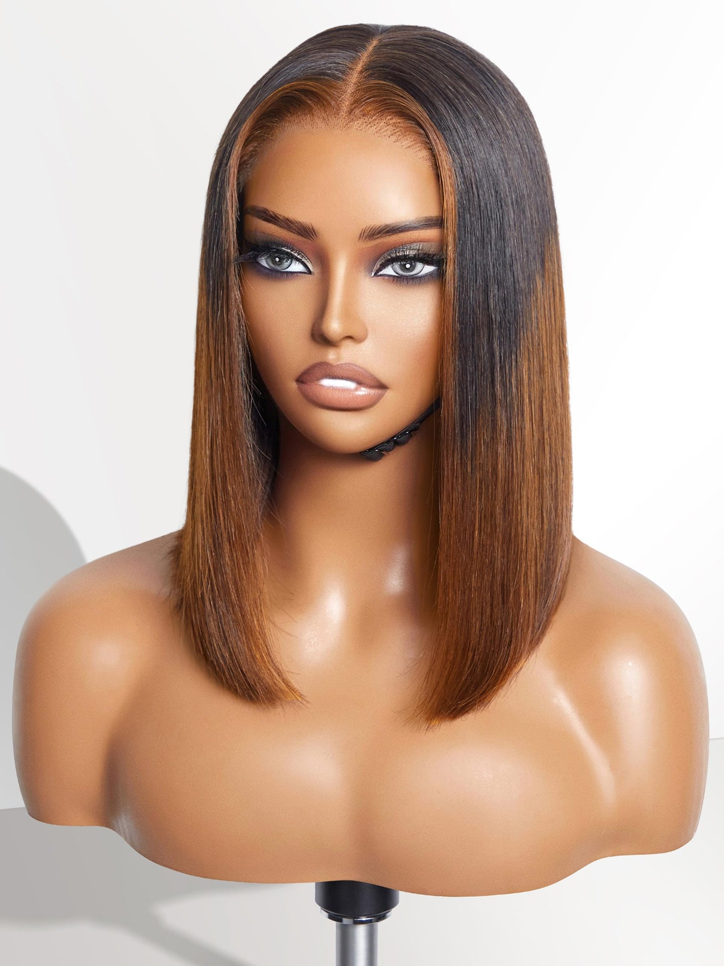 LUVME HAIR 5X5 Loose Body Wave Glueless Human Hair Wig Pre Cut Lace Front Wig Pre Plucked Ready to Go Black Wig For Women (16 Inch & Precut Lace)