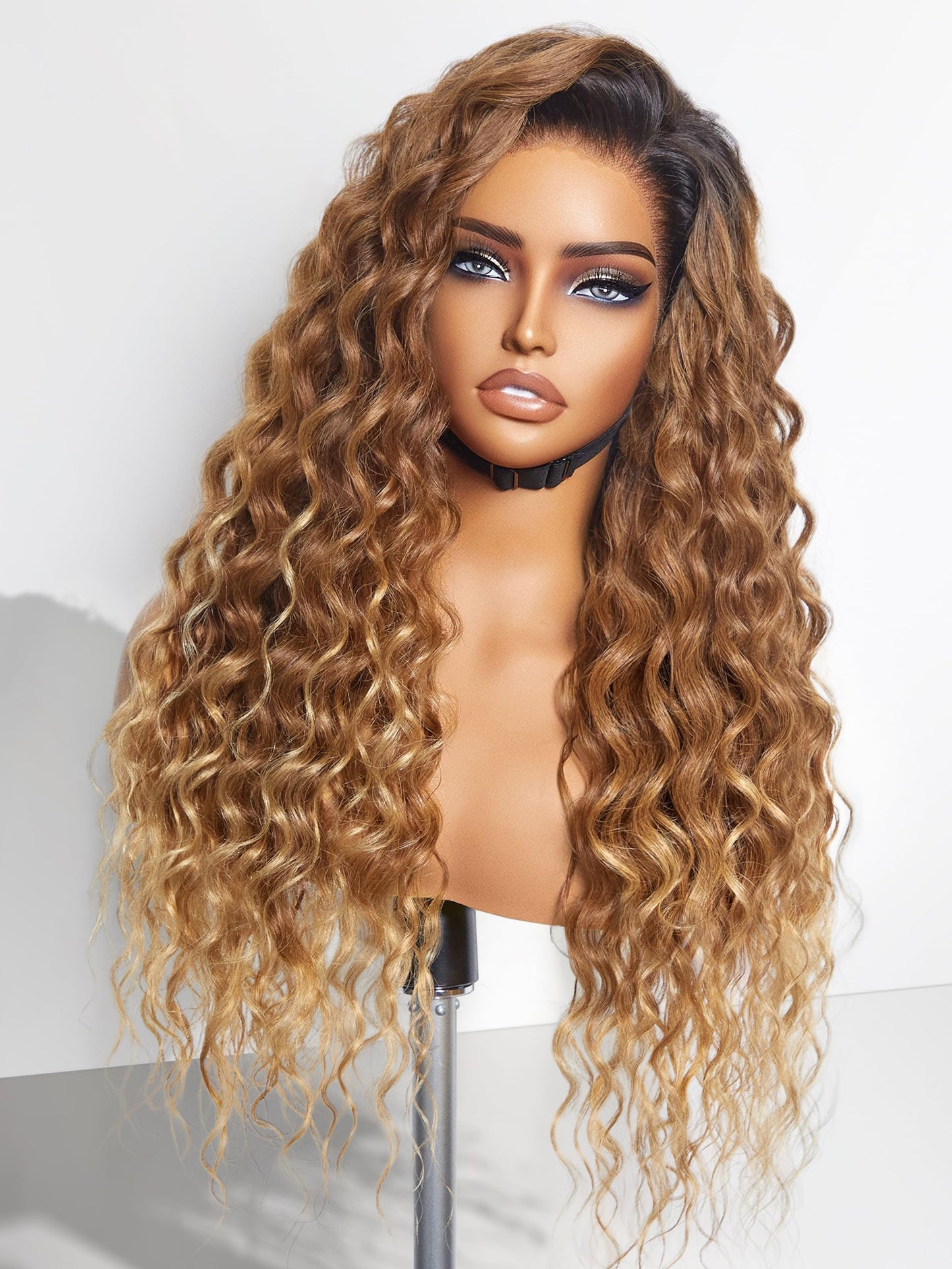 LUVME HAIR 18'' Loose Body Wave Lace Front Wigs Human Hair 13x4 Pre Cut Lace Glueless Human Hair Wig Pre Plucked Long Black Body Wave Wig 180 Density