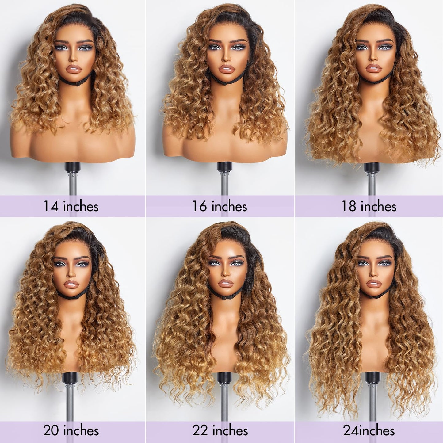 LUVME HAIR 18'' Loose Body Wave Lace Front Wigs Human Hair 13x4 Pre Cut Lace Glueless Human Hair Wig Pre Plucked Long Black Body Wave Wig 180 Density