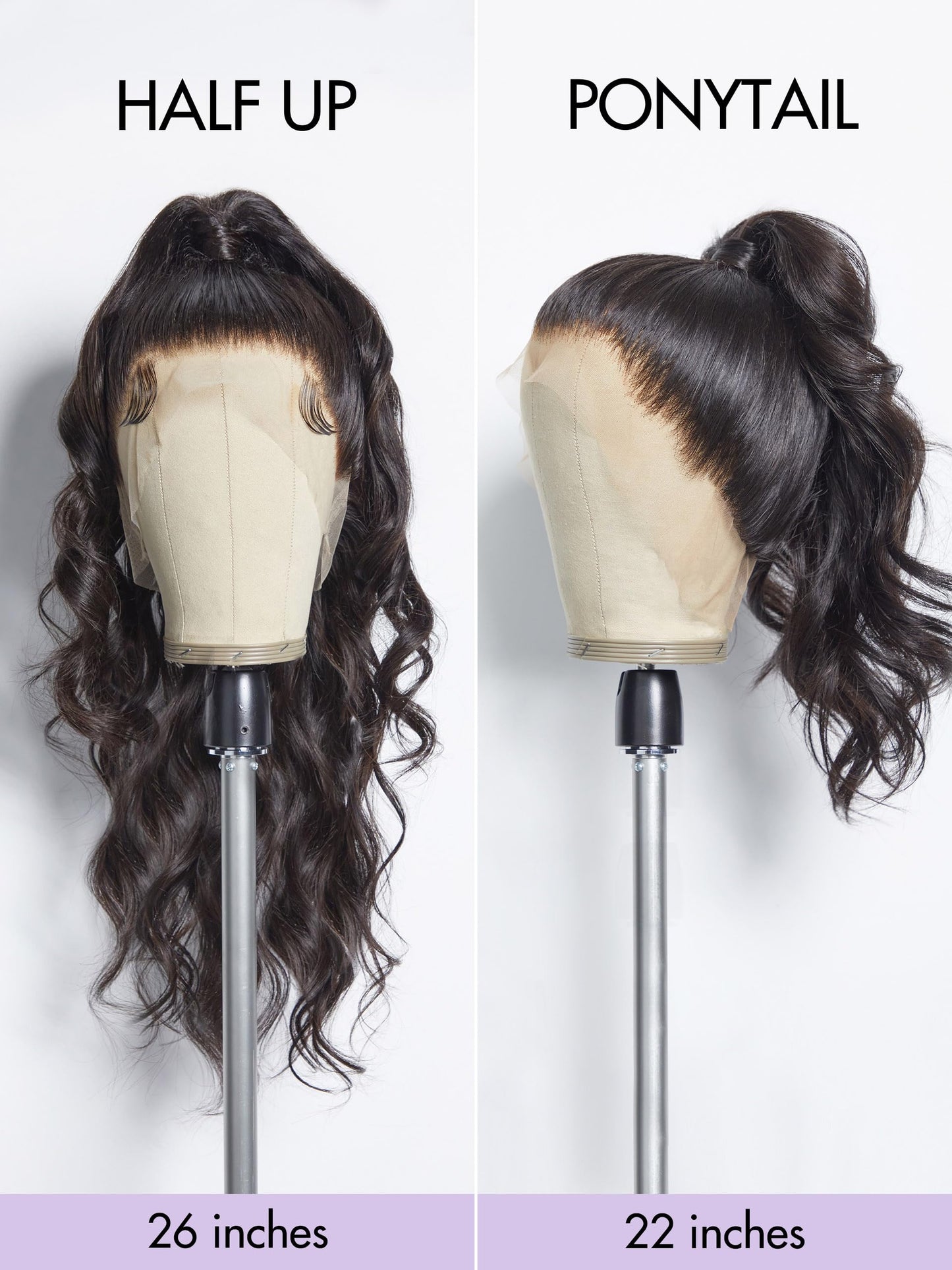 LUVME HAIR 5X5 Loose Body Wave Glueless Human Hair Wig Pre Cut Lace Front Wig Pre Plucked Ready to Go Black Wig For Women (16 Inch & Precut Lace)