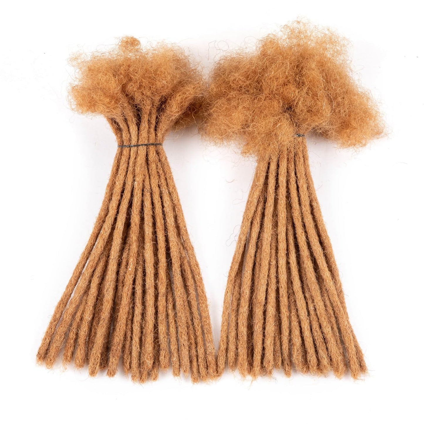 Teresa 0.8cm & 0.6cm & 0.4cm & 0.2cm Width 6-18 Inch 10, 20, 40, 70, 100 strands 100% Human Hair Dreadlock Extensions Men/Women,Full Handmade Permanent Human Loc Extensions Bundles(0.8cm,6 Inch)