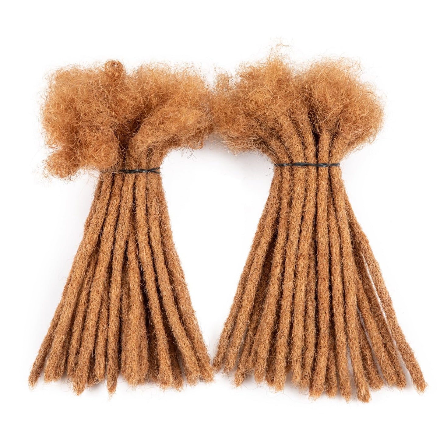 Teresa 0.8cm & 0.6cm & 0.4cm & 0.2cm Width 6-18 Inch 10, 20, 40, 70, 100 strands 100% Human Hair Dreadlock Extensions Men/Women,Full Handmade Permanent Human Loc Extensions Bundles(0.8cm,6 Inch)
