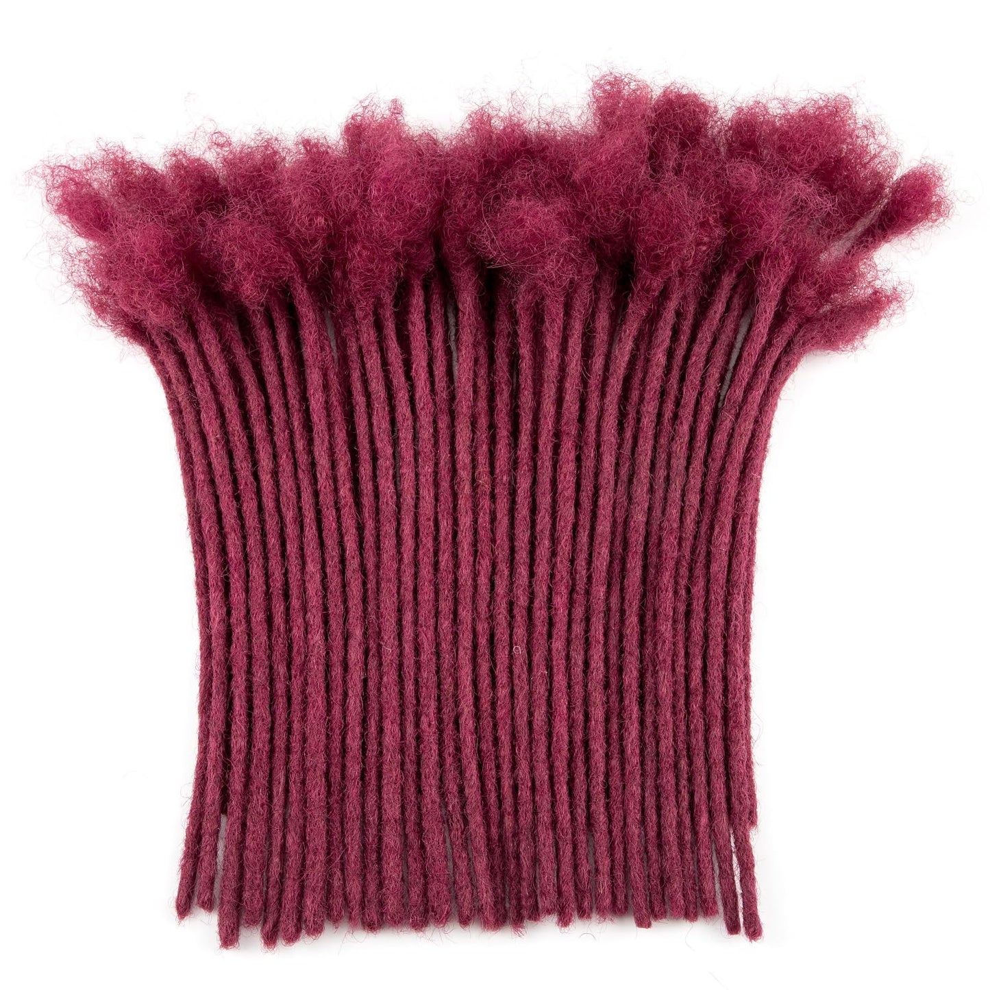 Teresa 0.8cm & 0.6cm & 0.4cm & 0.2cm Width 6-18 Inch 10, 20, 40, 70, 100 strands 100% Human Hair Dreadlock Extensions Men/Women,Full Handmade Permanent Human Loc Extensions Bundles(0.8cm,6 Inch)