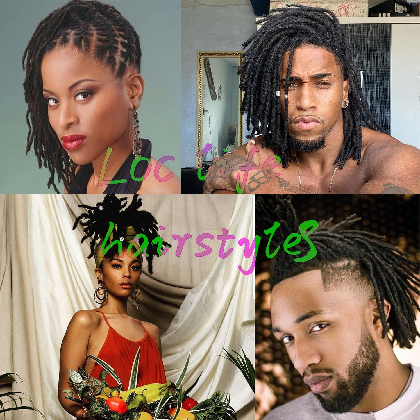 Dreadlock Extension Human Hair 8inch 0.8cm Width 100% Permanent Huamn Hair Loc Extension Can Be Dyed Bleached Curled Handmade Loc Extension for Men Women (30 Strands Natual Black)