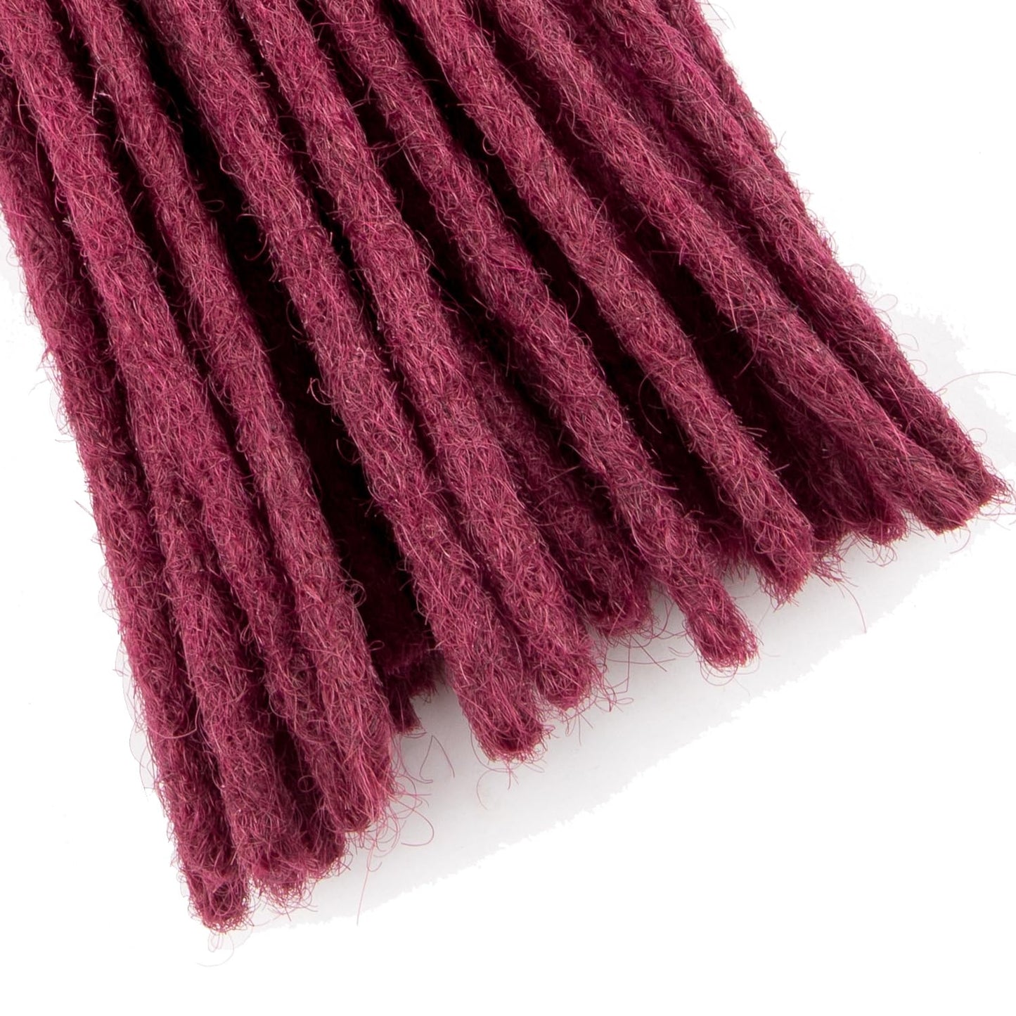 Teresa 0.8cm & 0.6cm & 0.4cm & 0.2cm Width 6-18 Inch 10, 20, 40, 70, 100 strands 100% Human Hair Dreadlock Extensions Men/Women,Full Handmade Permanent Human Loc Extensions Bundles(0.8cm,6 Inch)