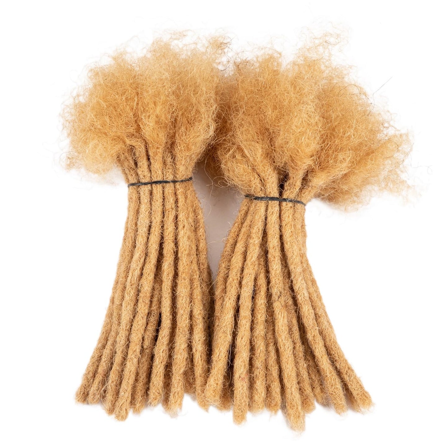 Teresa 0.8cm & 0.6cm & 0.4cm & 0.2cm Width 6-18 Inch 10, 20, 40, 70, 100 strands 100% Human Hair Dreadlock Extensions Men/Women,Full Handmade Permanent Human Loc Extensions Bundles(0.8cm,6 Inch)