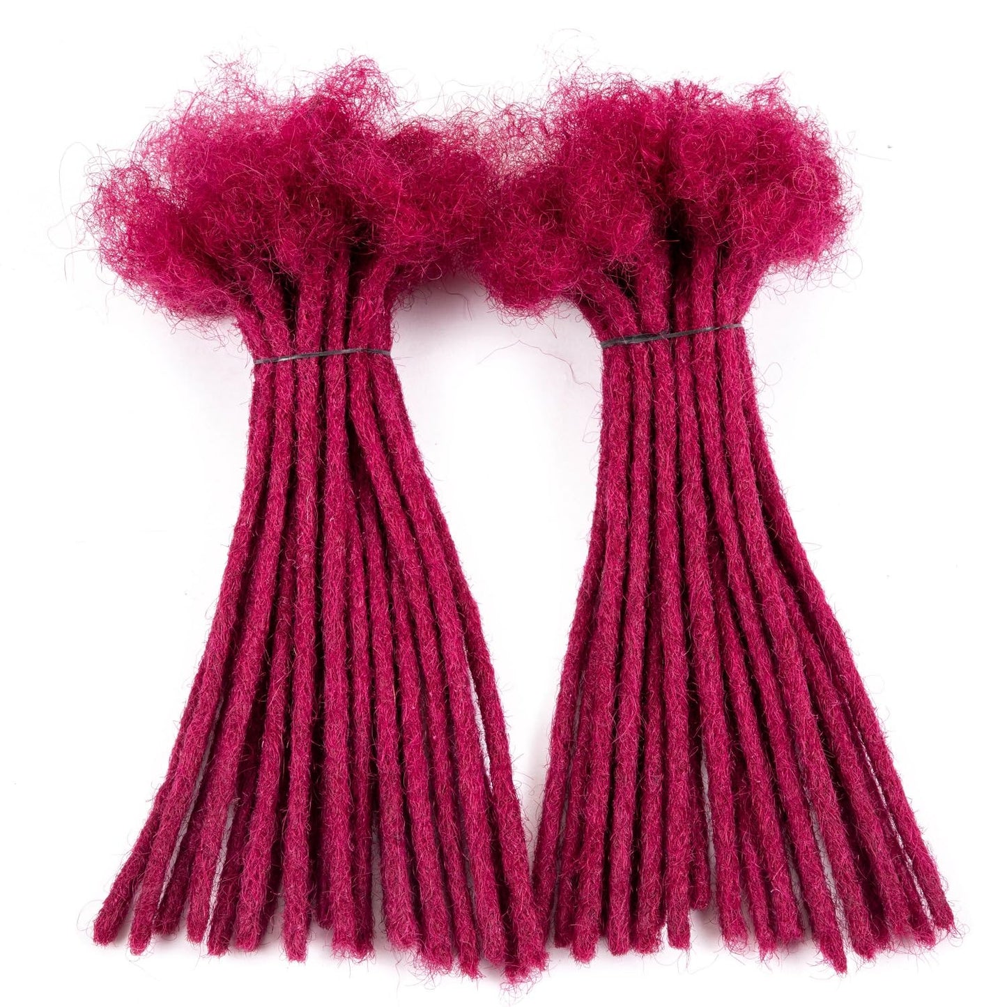 Teresa 0.8cm & 0.6cm & 0.4cm & 0.2cm Width 6-18 Inch 10, 20, 40, 70, 100 strands 100% Human Hair Dreadlock Extensions Men/Women,Full Handmade Permanent Human Loc Extensions Bundles(0.8cm,6 Inch)