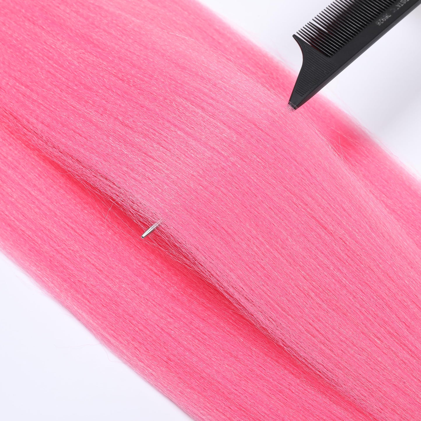 Braiding Hair Pre Stretched 24 Inch 8 Packs Ombre Braiding Hair Professional Soft Braiding Hair Yaki Texture, No Itch, Hot Water Setting Hair Extensions for Braids (24in,1B/30)