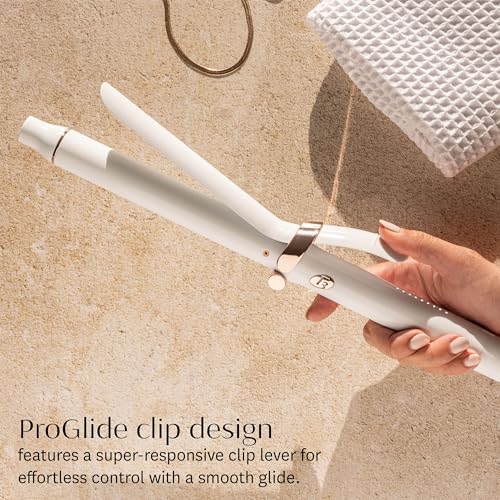 T3 SinglePass Curl X Extra-Long Barrel Curling Iron with 9 Heat Settings and Ceramic Barrel for Fast Styling and Lasting Results on All Hair Types