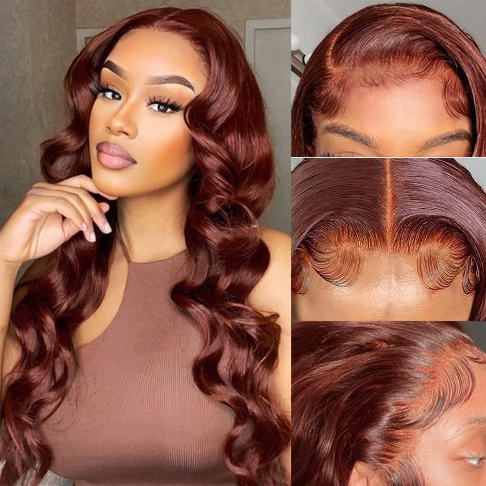 613 Lace Front Wig Human Hair 13x6 Transparent Lace Blonde Lace Front Wigs Human Hair 613 Body Wave Lace Front Wig Human Hair Pre Plucked with Baby Hair 180% Density 613 HD Lace Frontal Wig 22 Inch