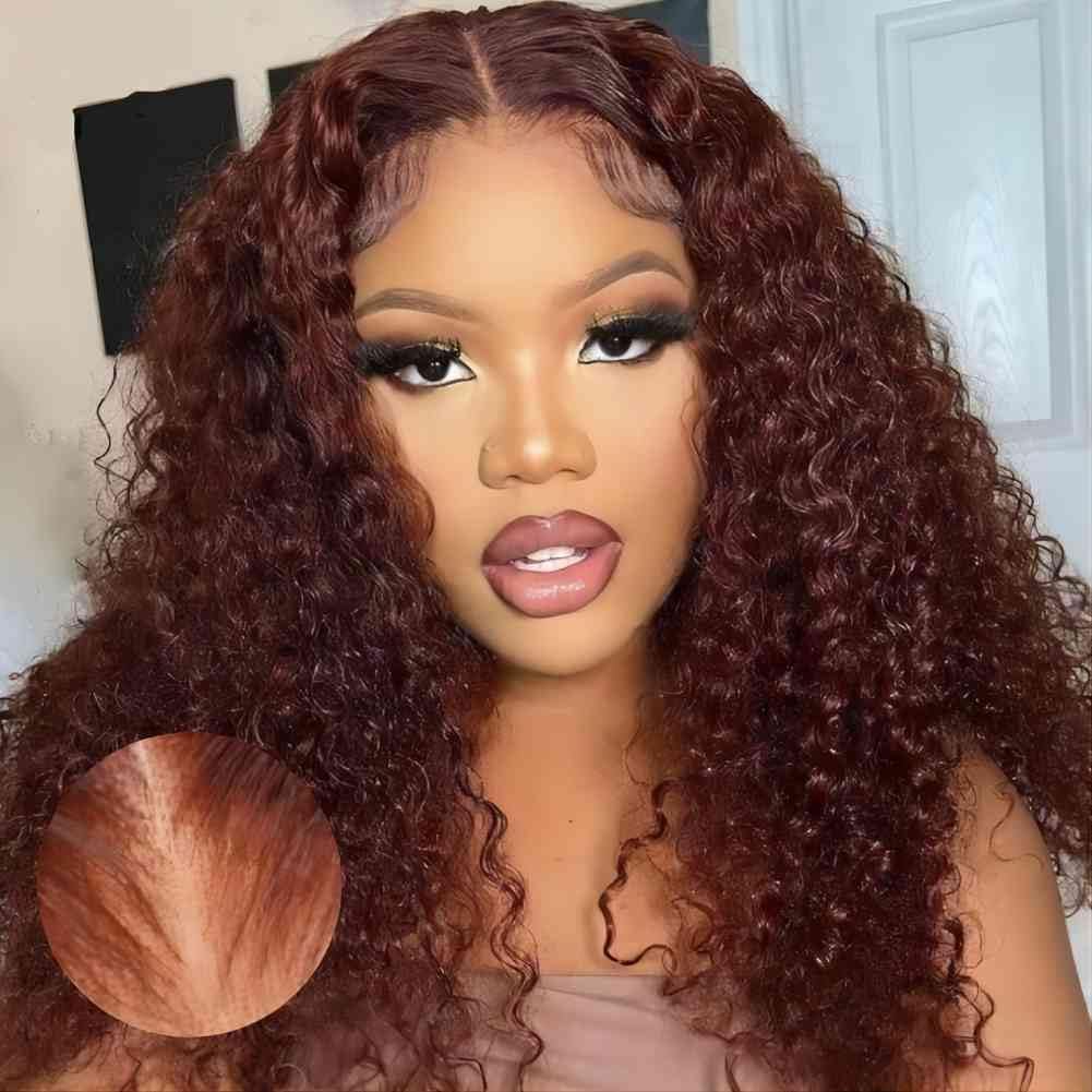 13x4 99J Burgundy Body Wave Lace Front Wigs Human Hair 180% Density Wine Red Color Wigs for Women HD Transparent Lace Front Wigs Glueless Human Hair Pre Plucked with Baby Hair (20inch)